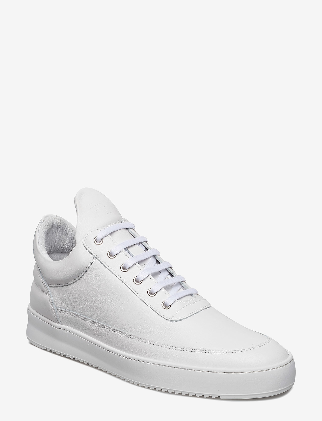 Filling Pieces - Low Top Ripple Nappa All White - low tops - white - 1
