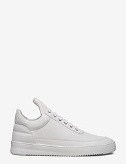 Filling Pieces - Low Top Ripple Nappa All White - low tops - white - 2