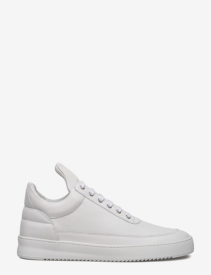 Filling Pieces - Low Top Ripple Nappa All White - låga sneakers - white - 2