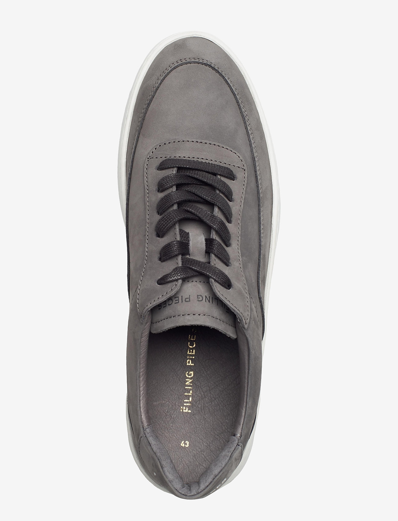 Filling Pieces - Mondo 2.0 Ripple Nubuck Shark - låga sneakers - grey - 3