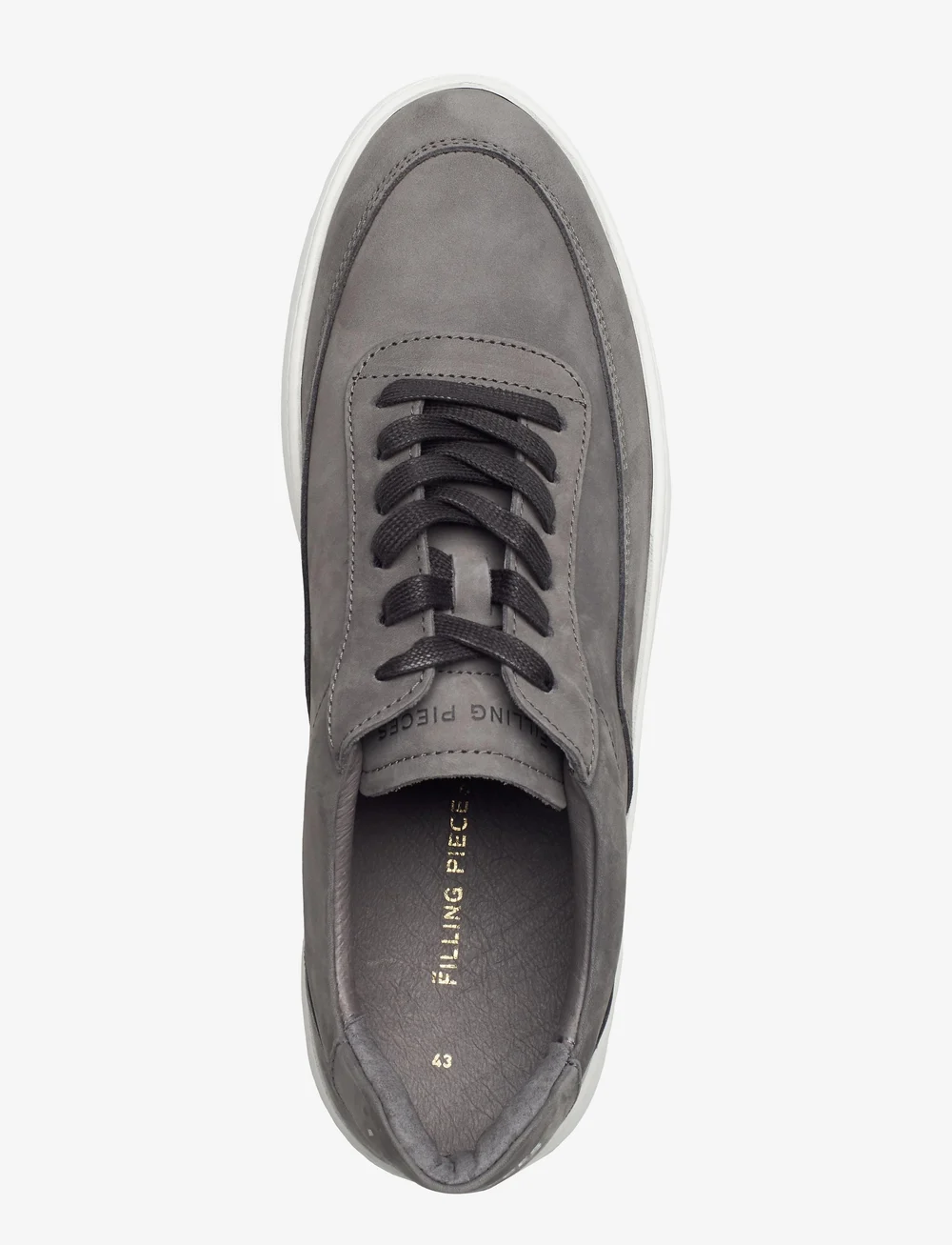 Filling Pieces - Mondo 2.0 Ripple Nubuck Light Grey - lave sneakers - grey - 3