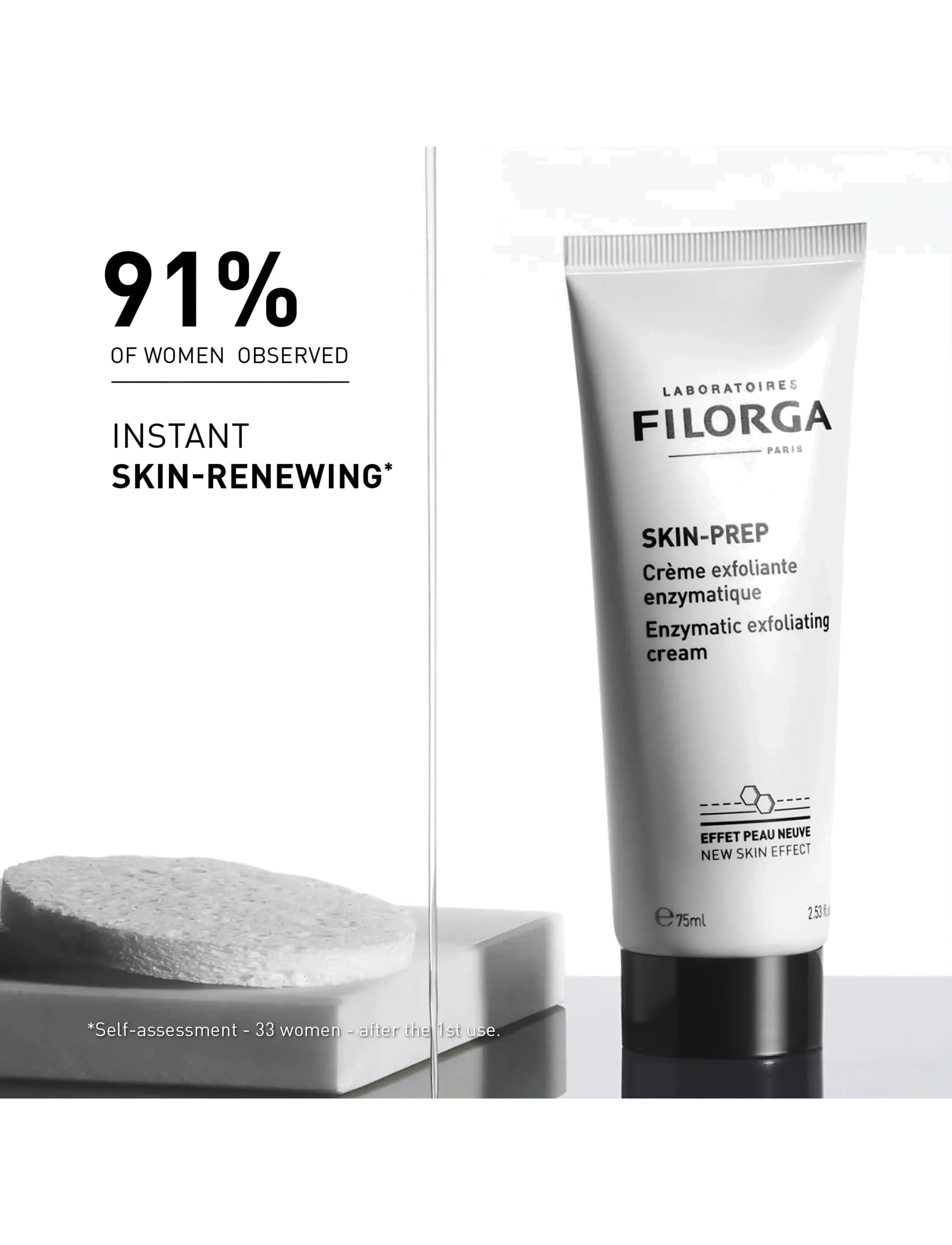 Filorga - Skin-Prep Enzymatic Exfoliating Cream - peeling - ansikte  - clear - 3