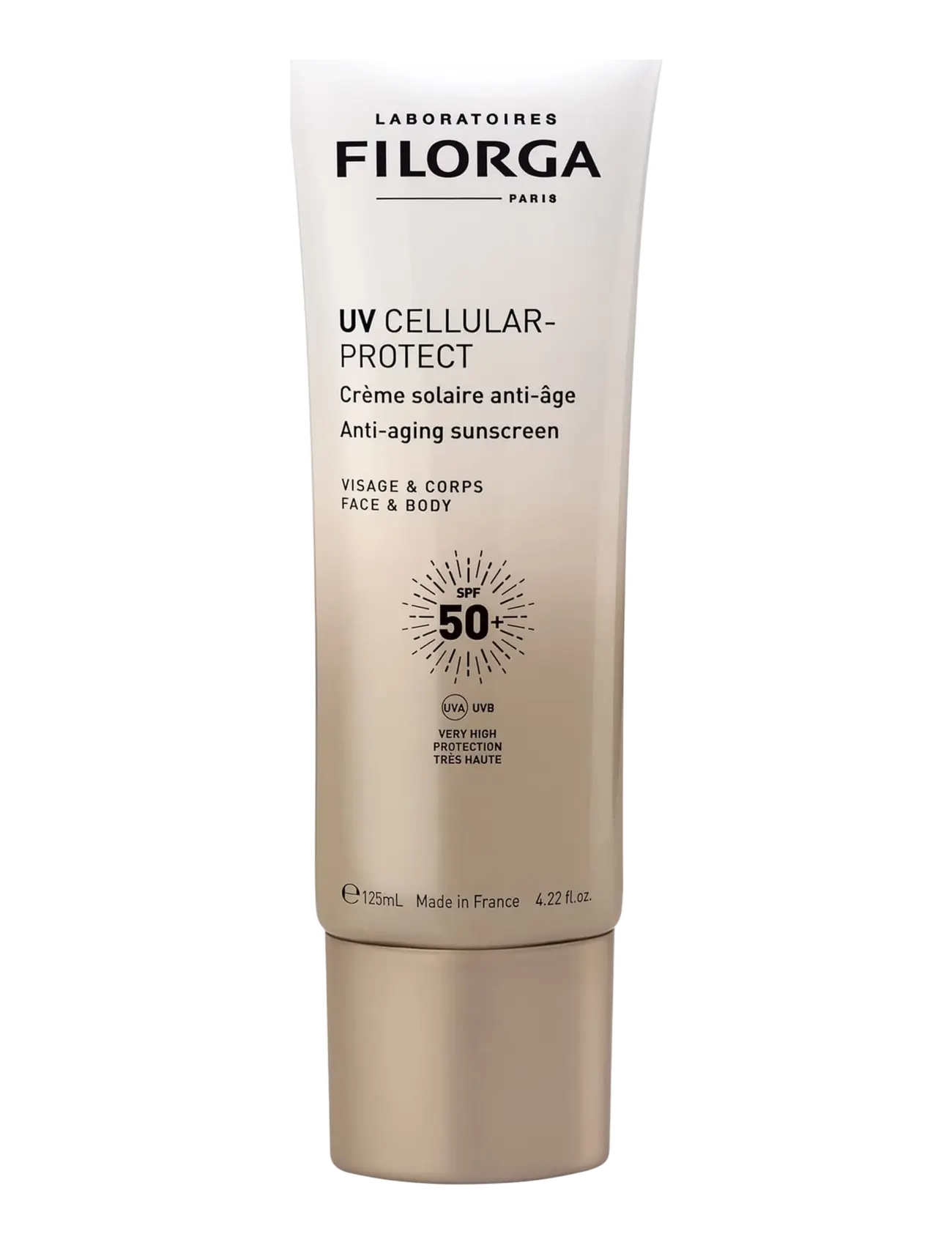 Filorga Uv Cellular-Protect Body Cream Spf50+, 125 ml, Nude, Solpleje > Krop, Dame