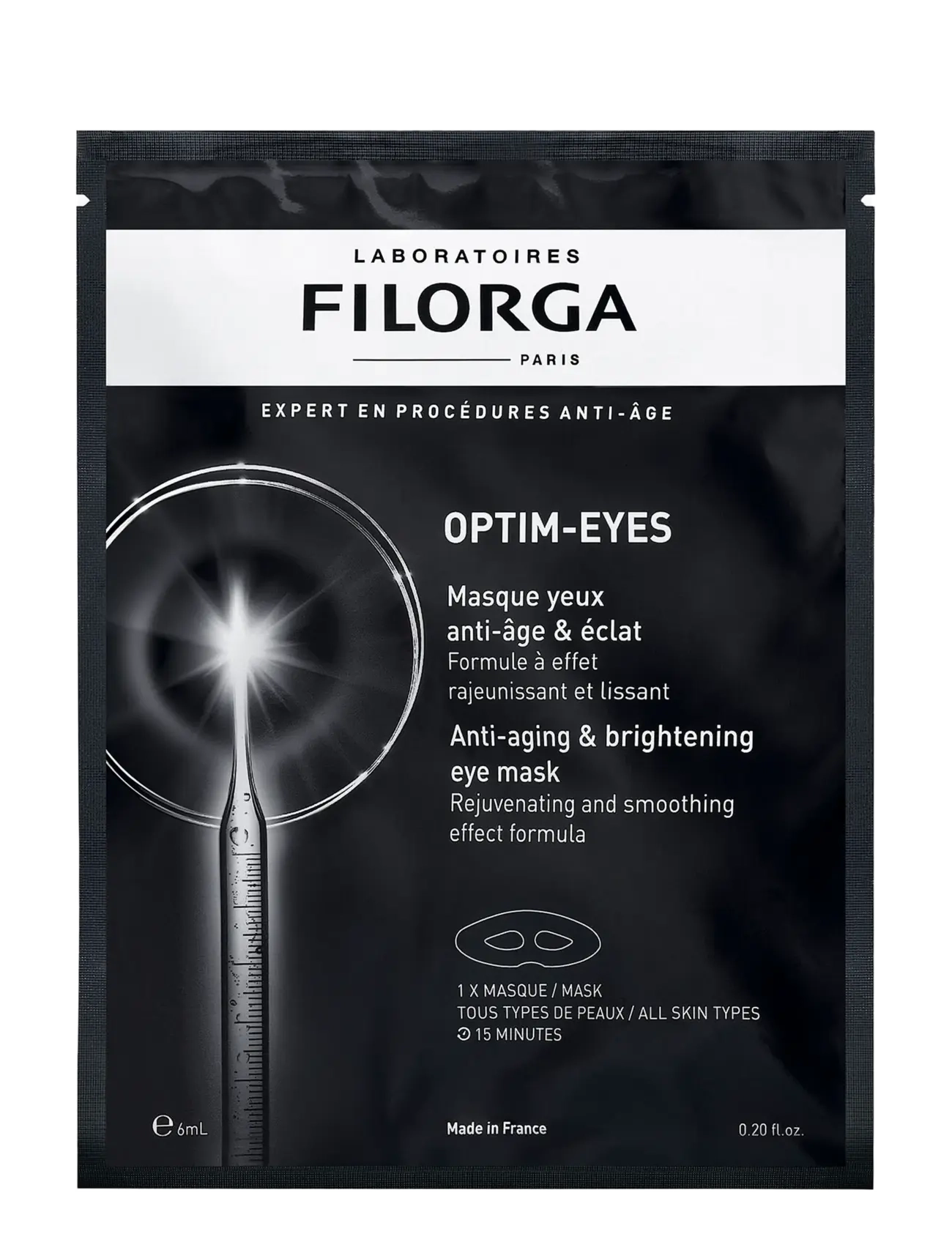 Filorga Optim-Eyes Eye Mask, Anti-age Ansigtsmaske, Nude, Str: 6 ML
