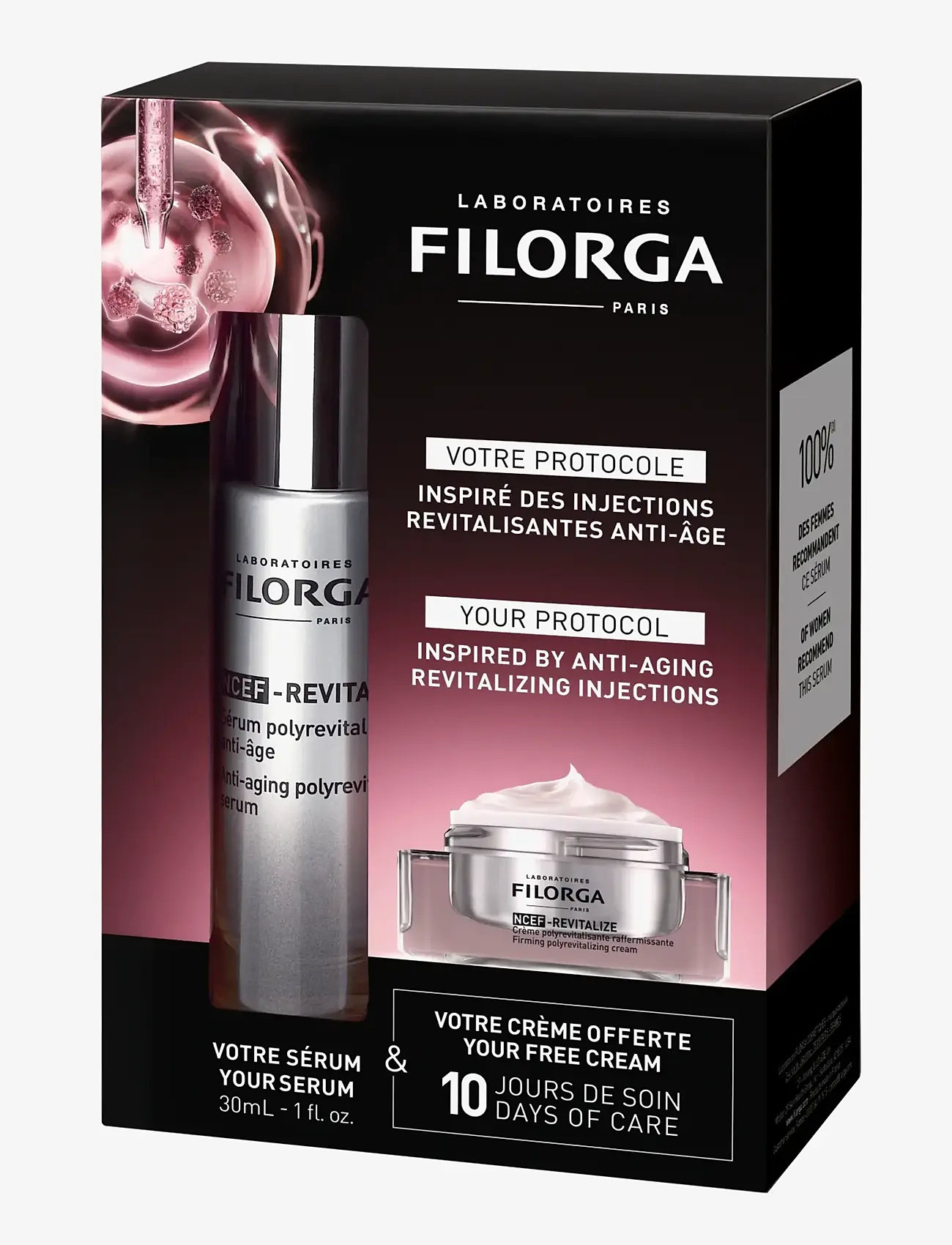 Filorga - NCEF-Revitalize Serum & Cream Copack - serum & olier - clear - 0