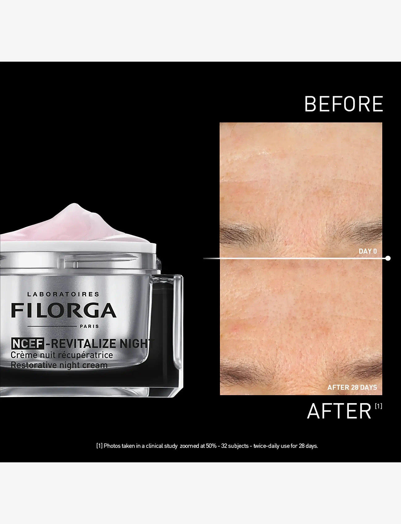 Filorga - NCEF-Revitalize Night Cream - fuktkrämer - no color - 2