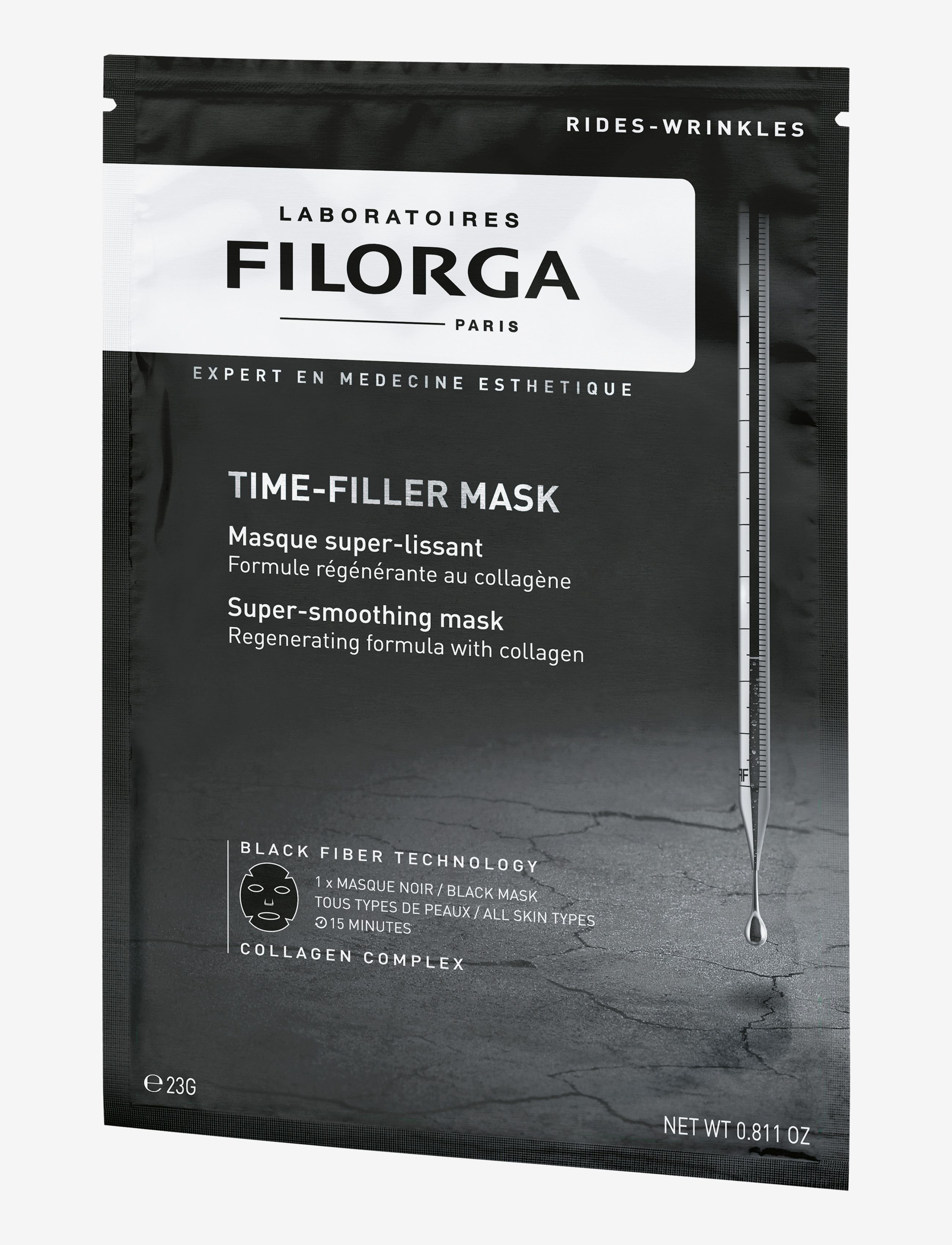 Filorga Time-Filler Mask, 23 ml, Black, Masker > Sheetmask, Dame