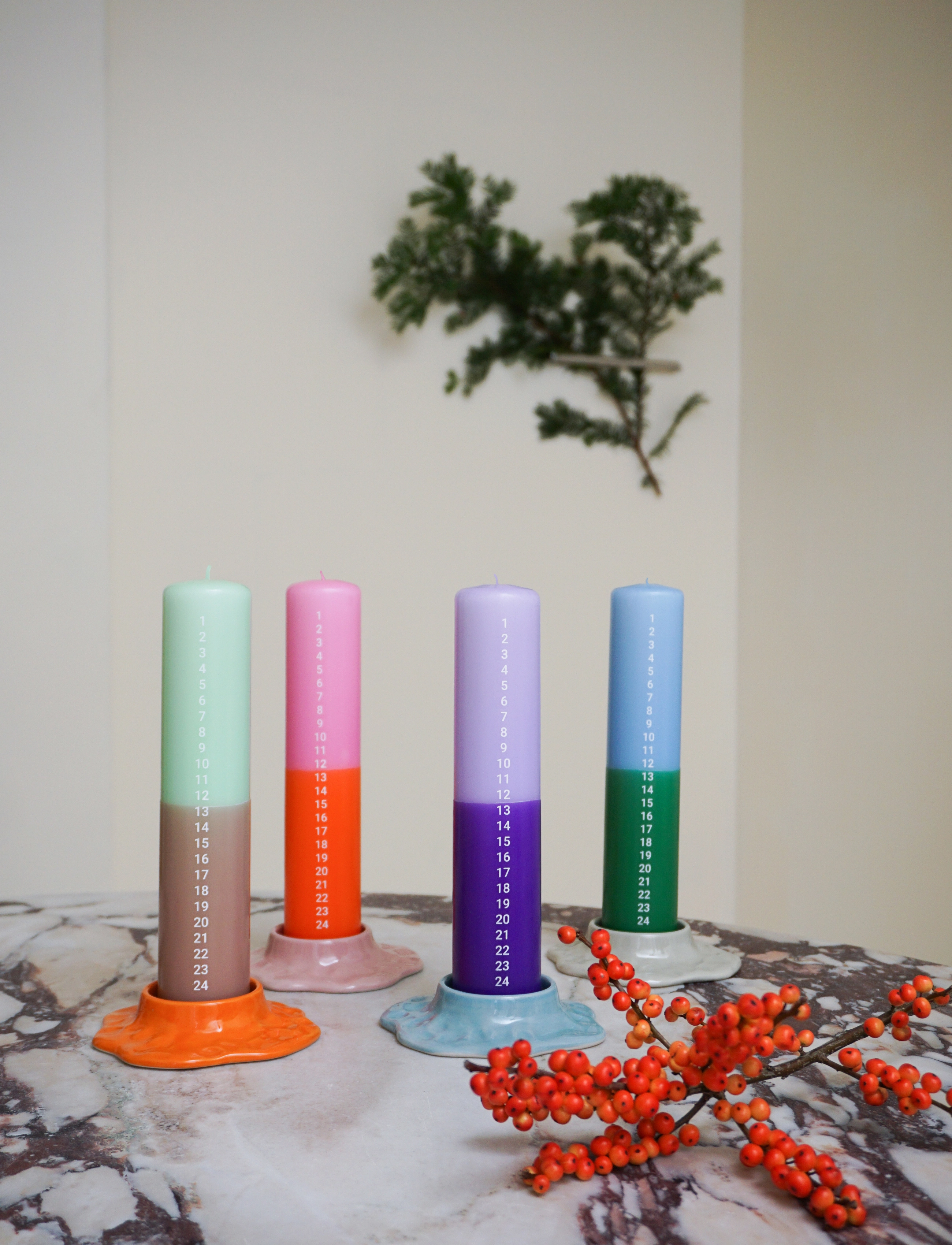 Finders Keepers Mauna Candle Holder, One Size, Candlesticks & Lanterns, Blau - Tealight Holders, Homeware