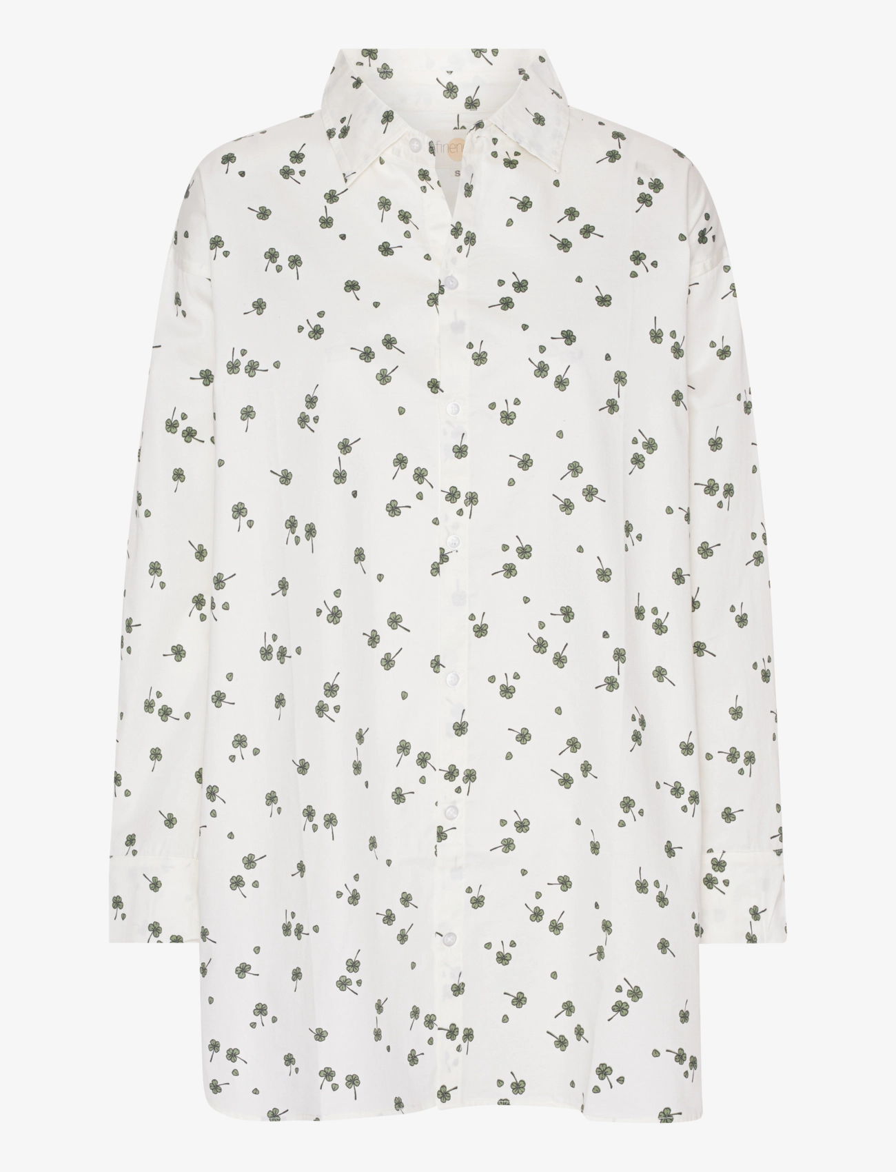 FINENORD Pyjamas Skjorte Weiß - S - Damen
