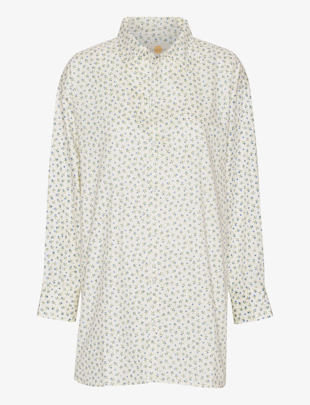 FINENORD Pyjamas Skjorte Patterned - S - Damen