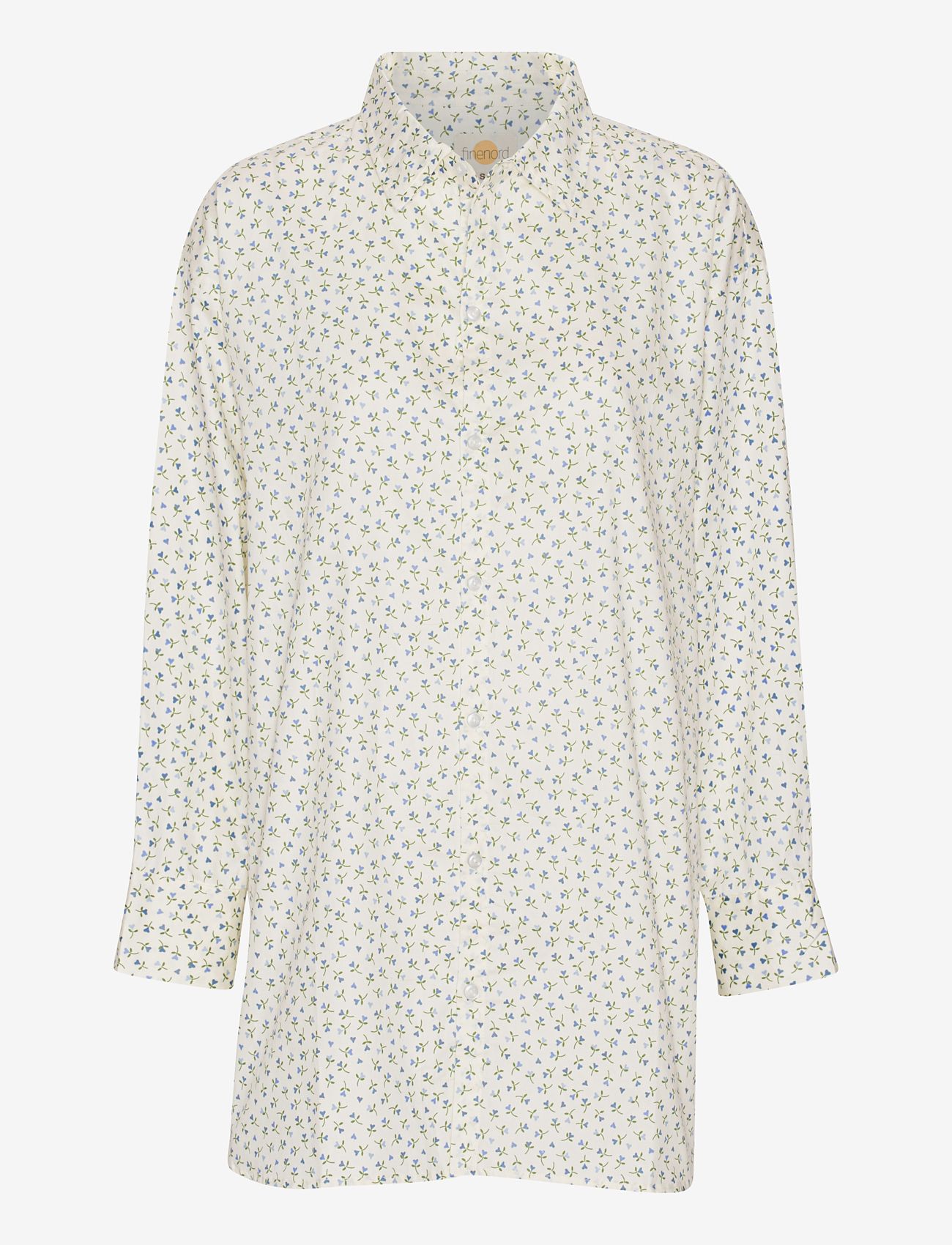 finenord - Pyjamasskjorta - Överdelar - love flower blue - 0