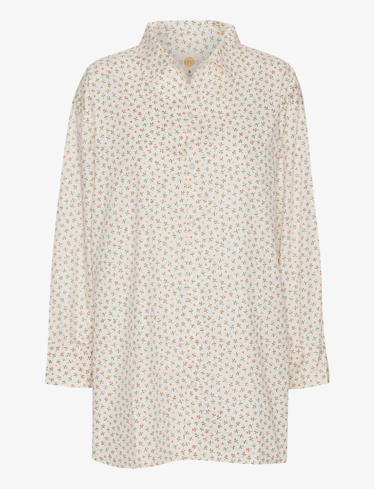 FINENORD Pyjamas Skjorte Patterned - M - Damen