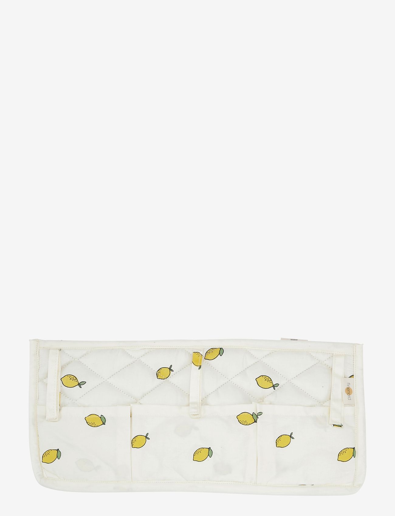 finenord - Quilted Bed Pocket - võrevoodi korraldajad - lemon - 0