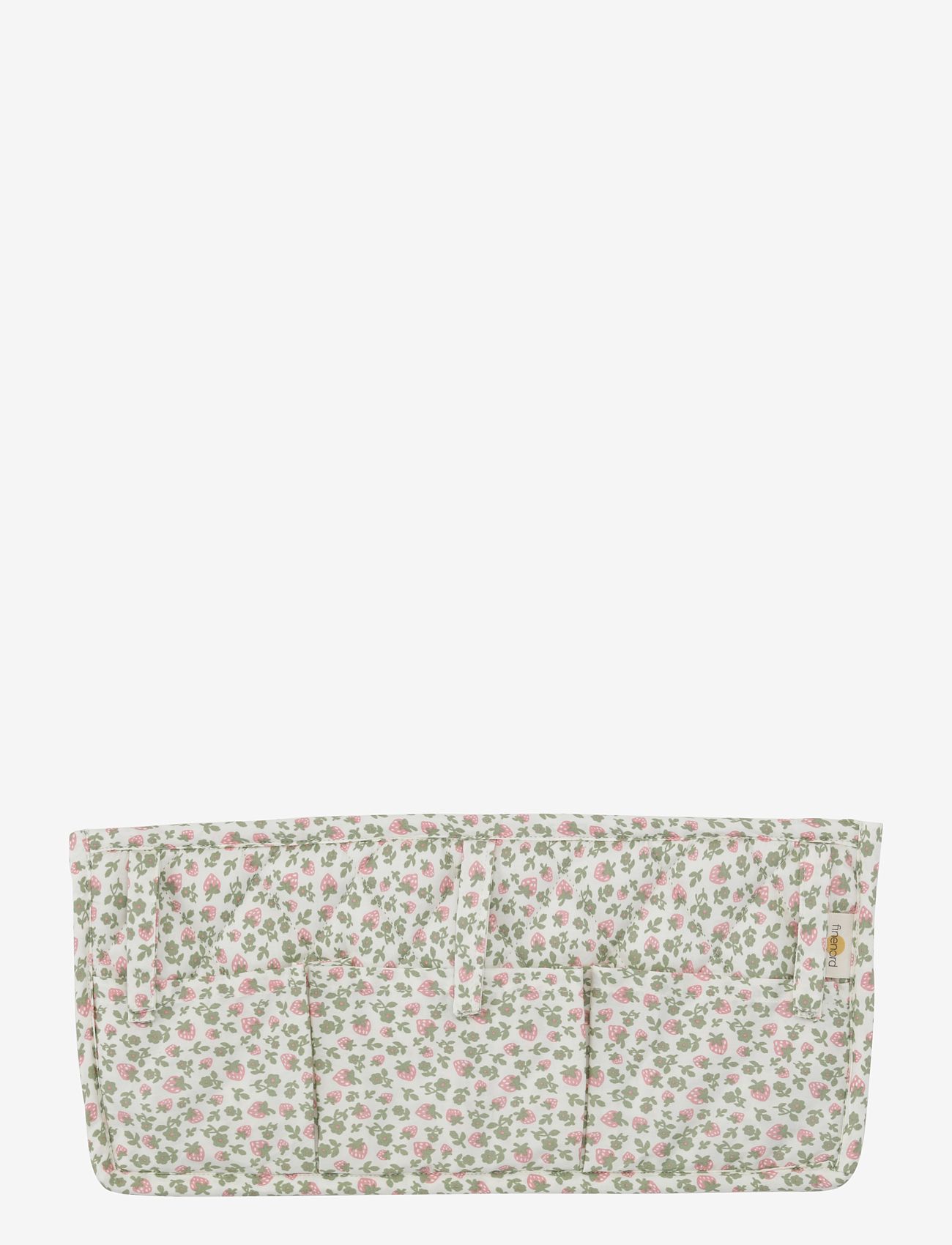 finenord - Quilted Bed Pocket - cot organisers - strawberry - 0