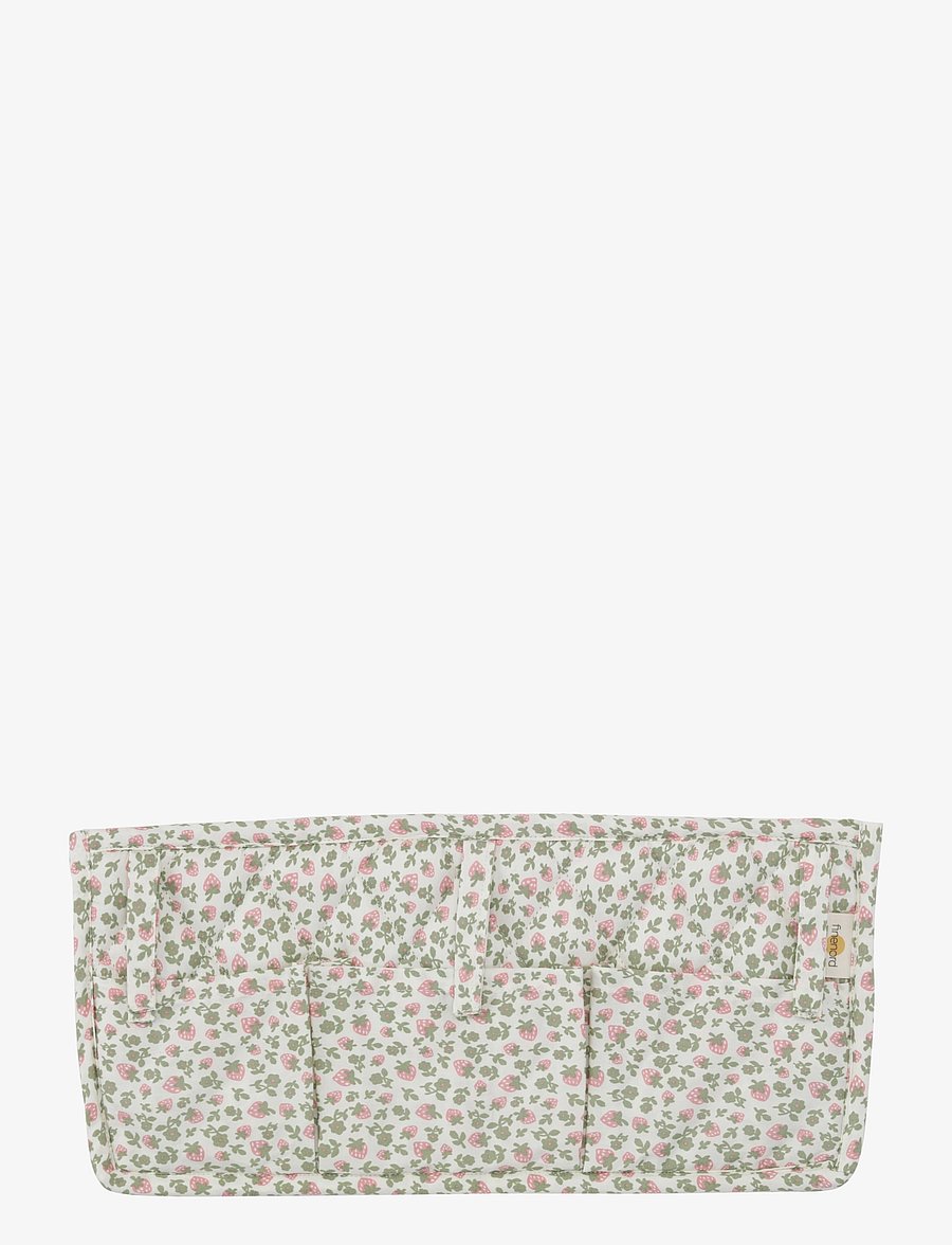finenord - Quilted Bed Pocket - kinderbettorganizer - strawberry - 0