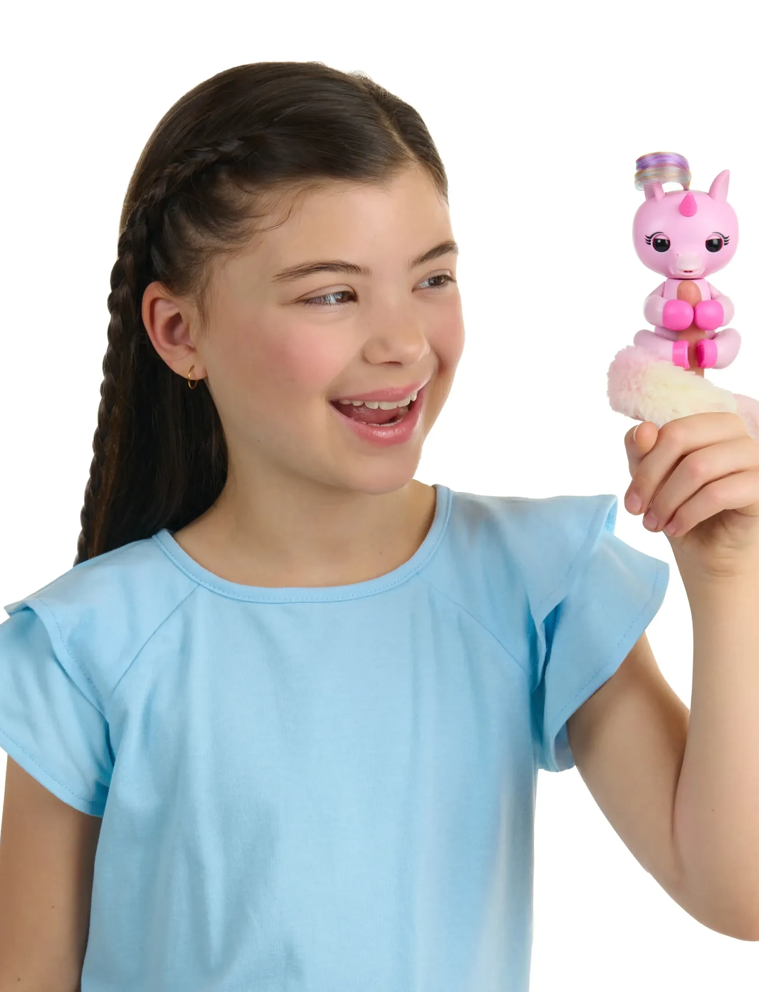 Fingerlings Snuggle Tails - Unicorn, One Size, Pink, Interaktive Dyr Og Robotter > Interaktive Dyr, Børn