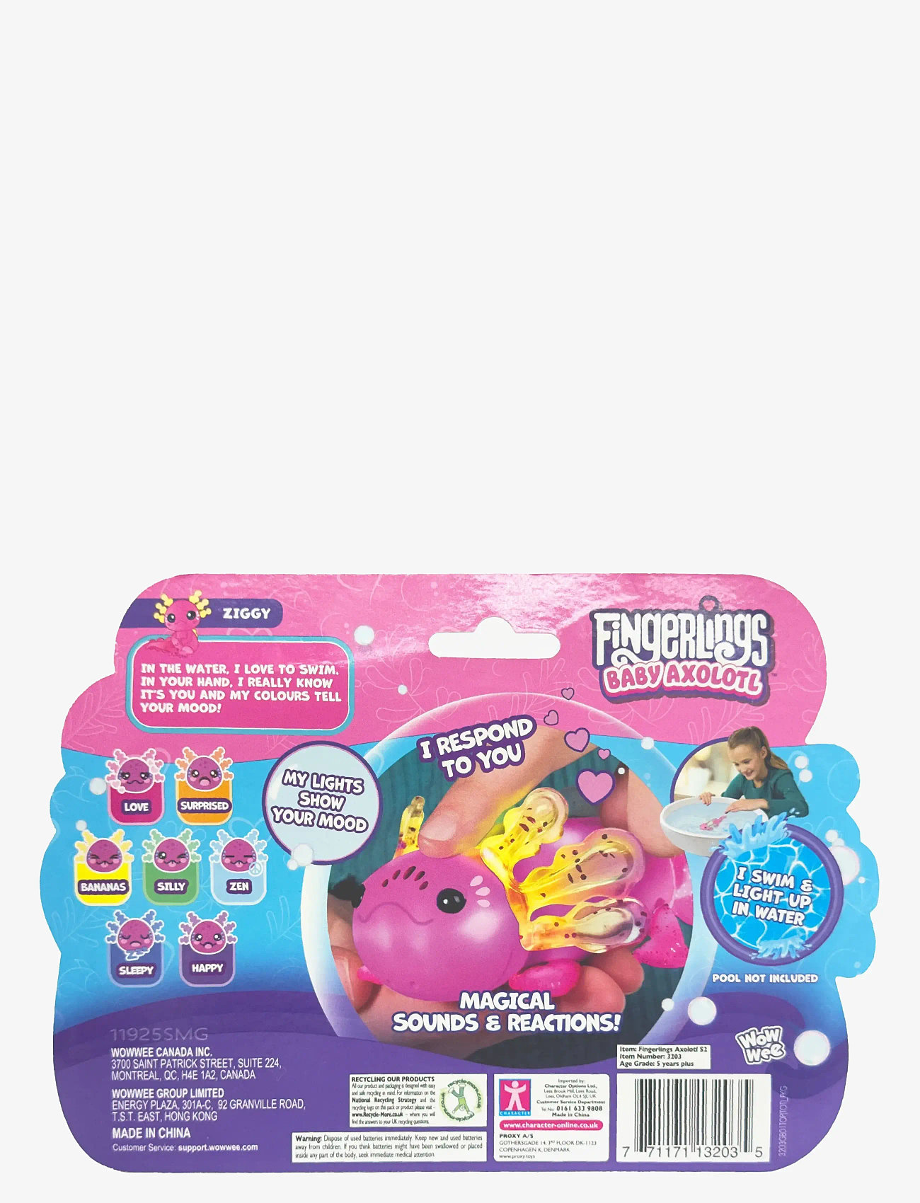 Fingerlings - Glitter Axolotl - fidget toys - pink - 2