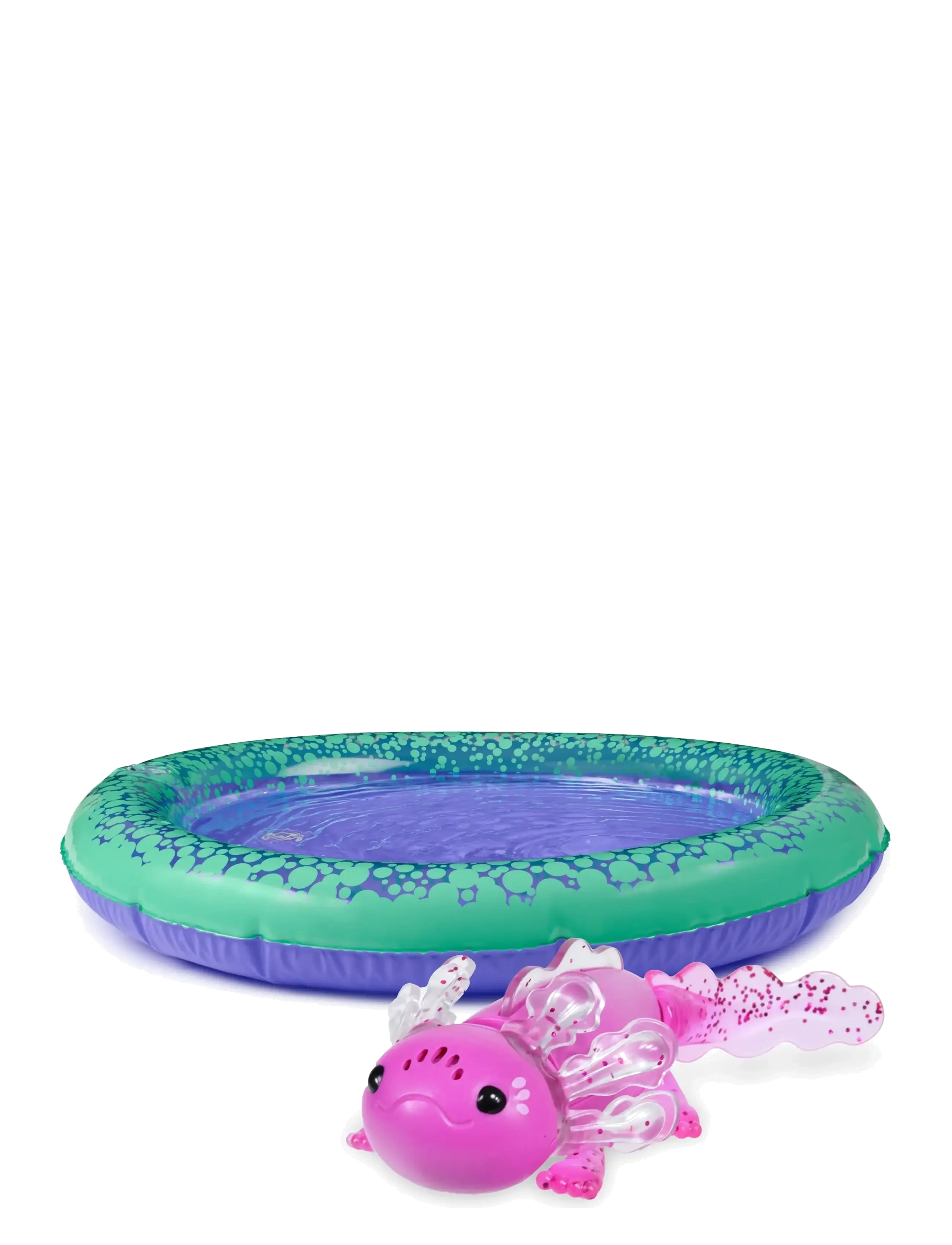 Fingerlings Magenta Glitter Axolotl with Pool - Inomhus leksaker - PINK / pink/rose