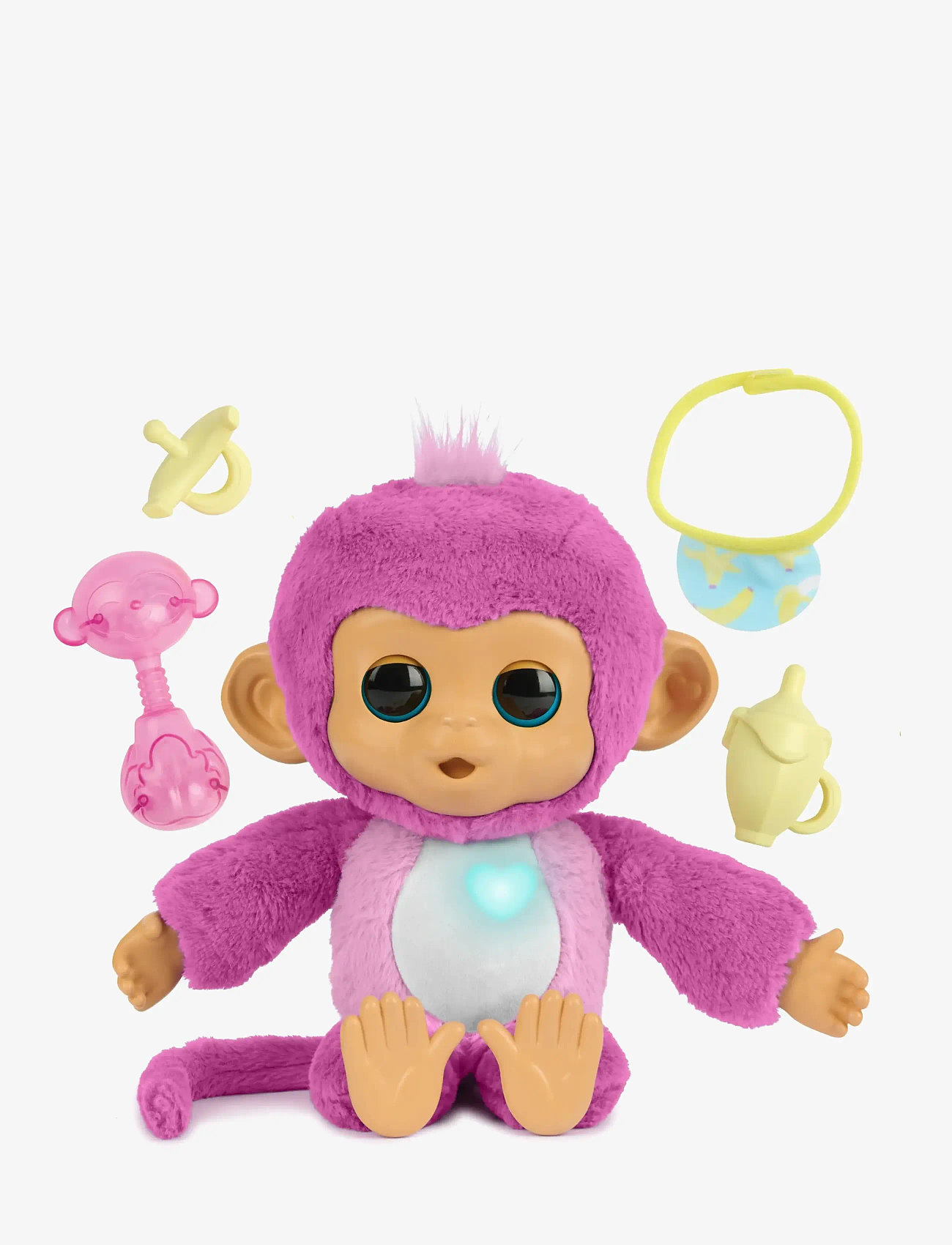 Fingerlings - Care N Cuddles - interaktiva leksaker - pink - 1