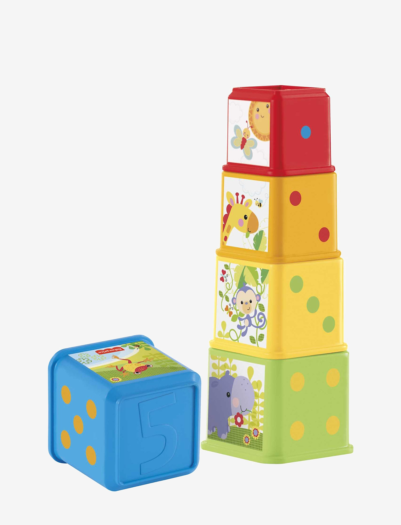 Fisher-Price - Fisher-Price Stack & Explore Blocks - julegaver under 300kr - multi color - 0