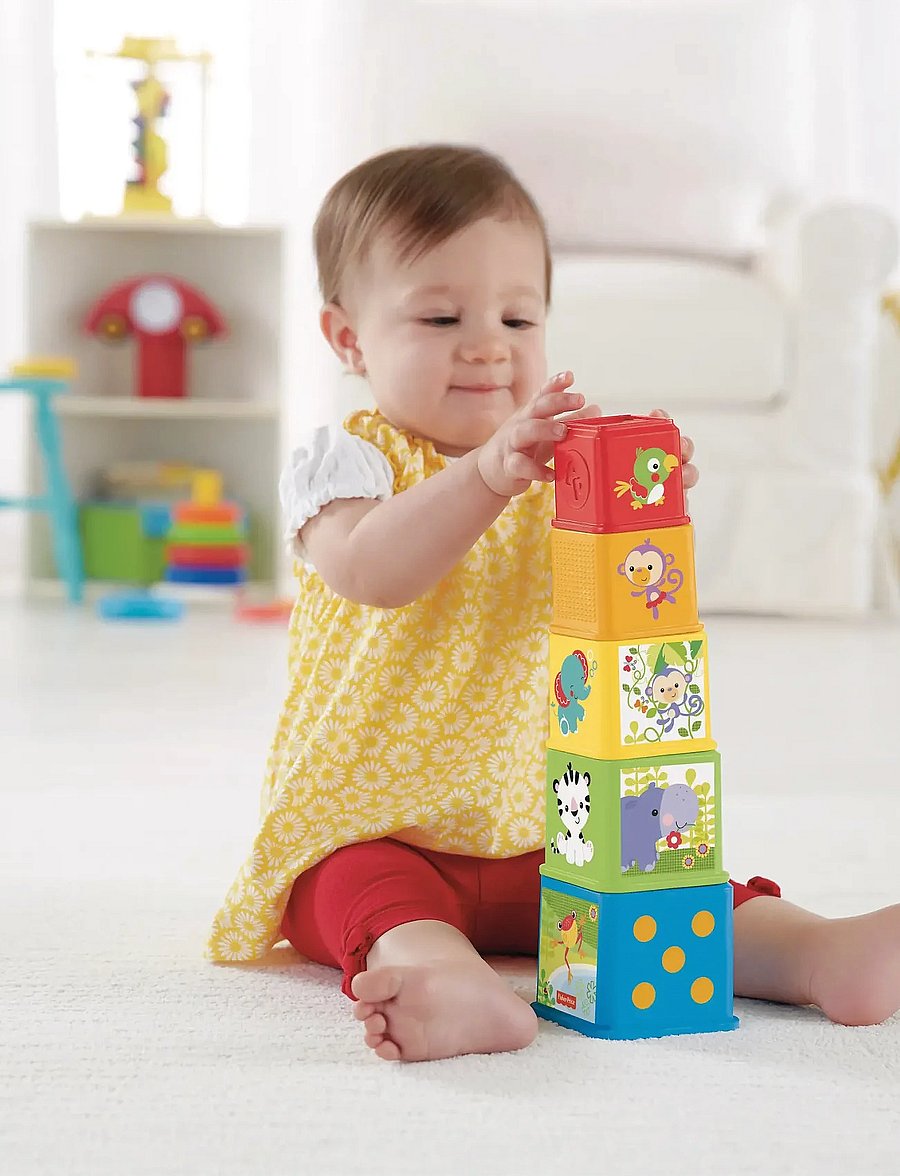 Fisher-Price - Stack & Explore Blocks - lowest prices - multi color - 4