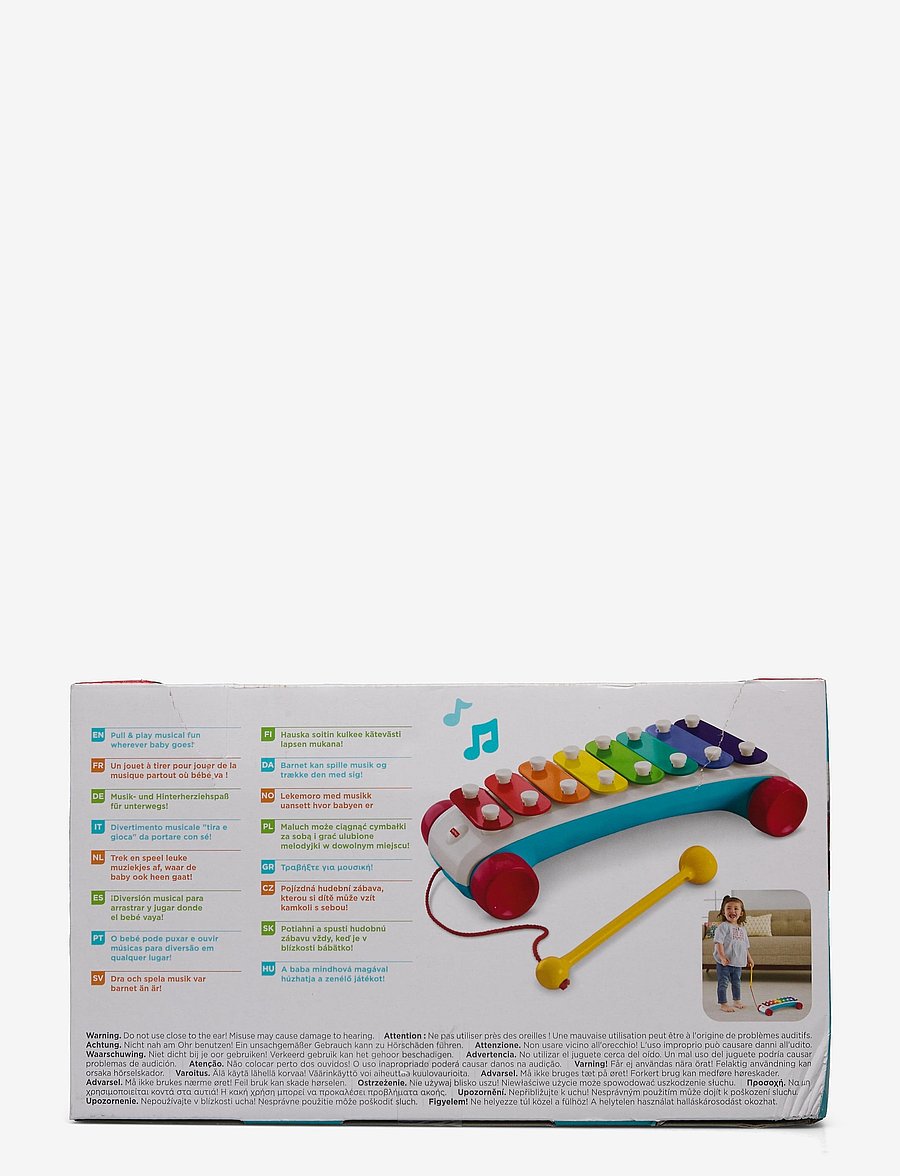 Fisher-Price - Classic Xylophone Toddler Pretend Musical Instrument Pull Toy - hljóðfæri - multi color - 2