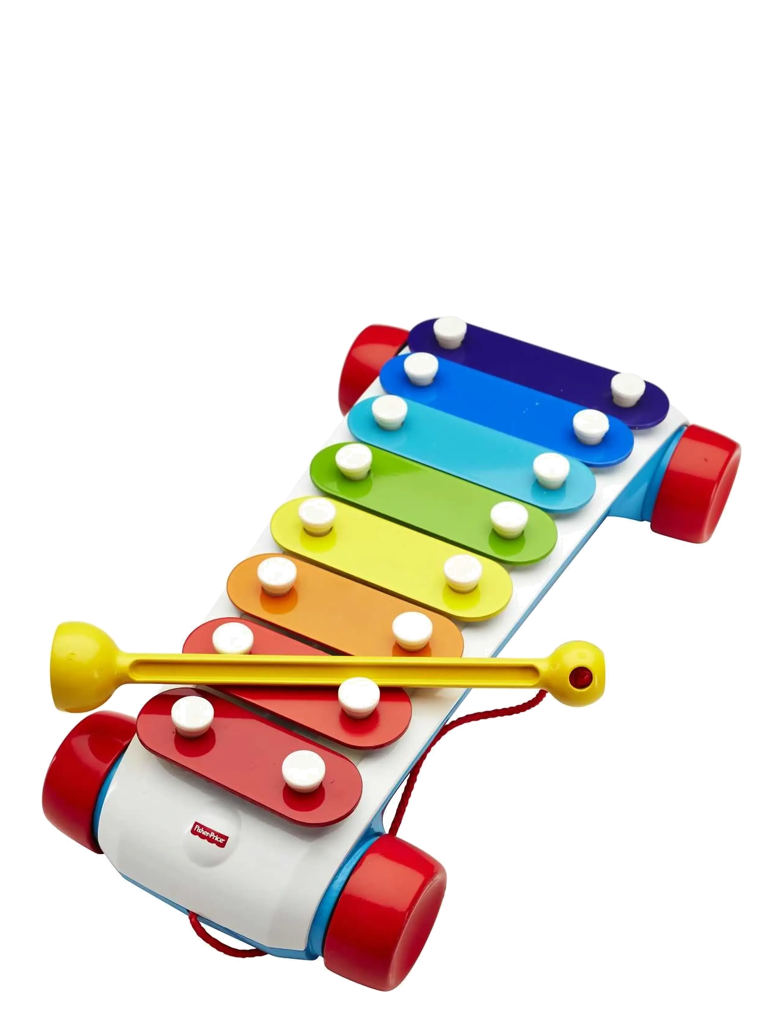 Fisher-Price - Classic Xylophone Toddler Pretend Musical Instrument Pull Toy - hljóðfæri - multi color - 3