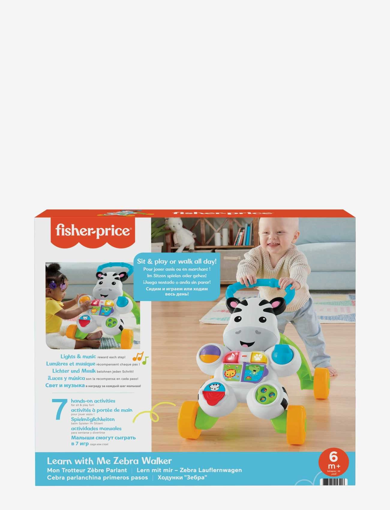 Fisher-Price - Learn with Me Zebra Walker French Edition - gåstoler - multi color - 2