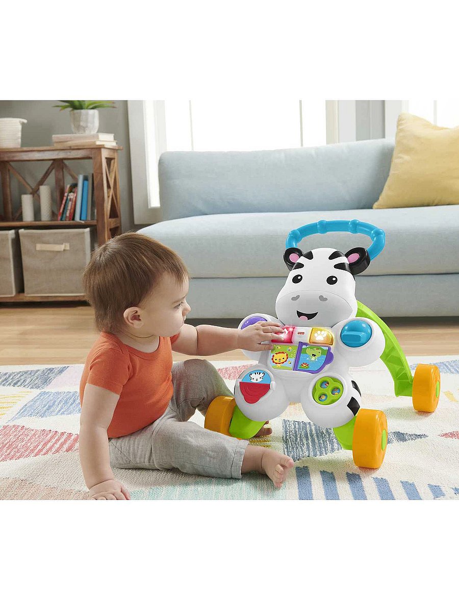 Fisher-Price - Learn with Me Zebra Walker French Edition - chodziki dla dzieci - multi color - 0