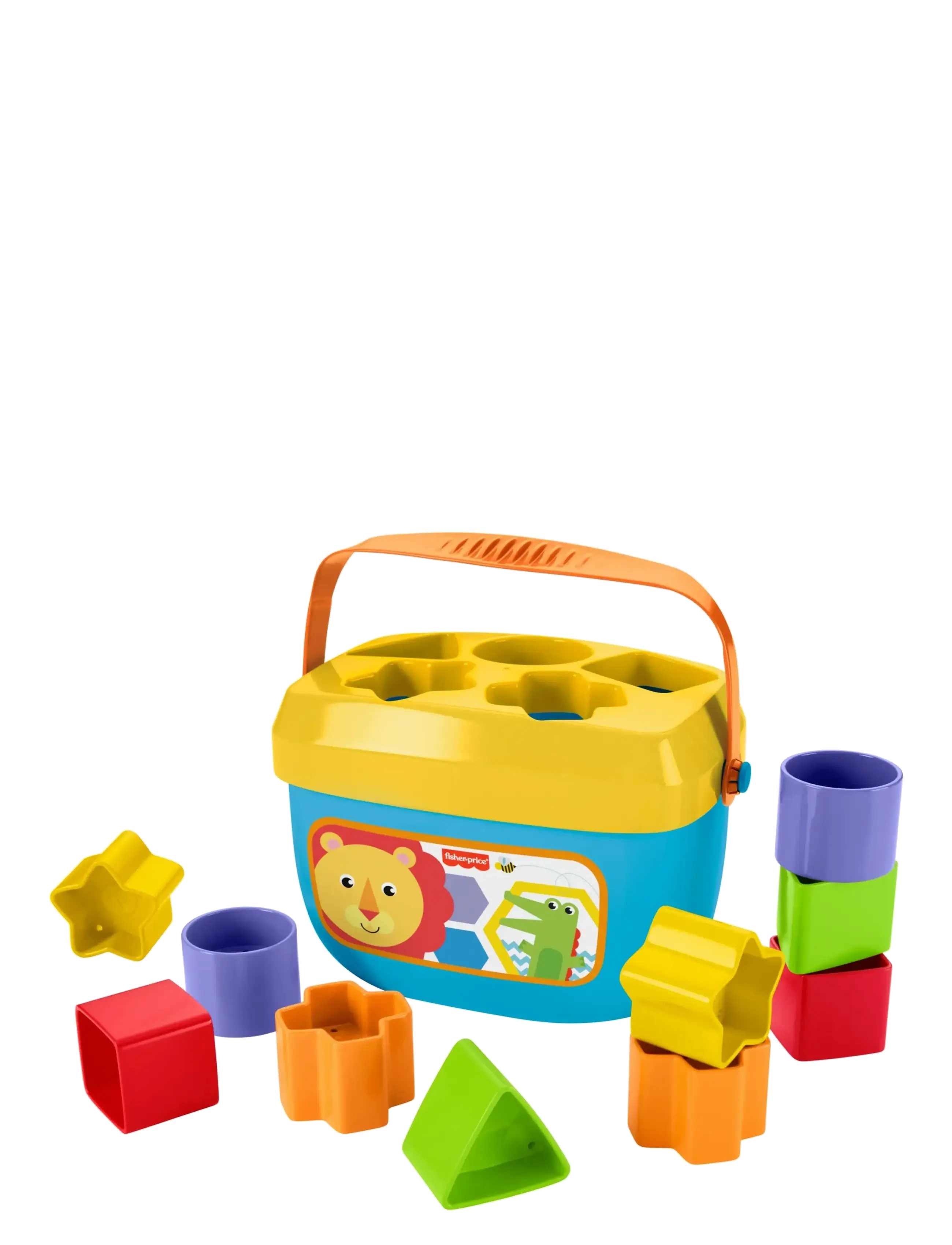 FISHER-Preis Baby’s First Blocks Shape-Sorting Toy, Set Of 10, For Infants 6+ Months Blau - One Size - Kinder
