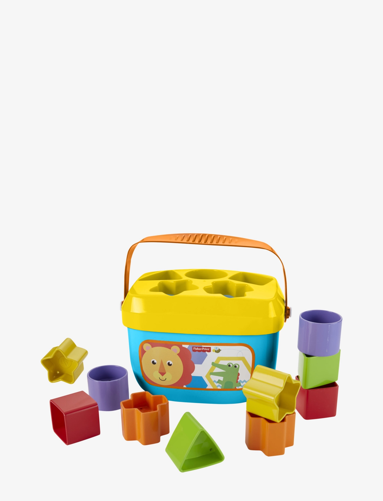 Fisher-Price Baby’s First Blocks Shape-Sorting Toy, Set of 10, for Infants 6+ Months - 4 for 3 - MULTI COLOR / multi