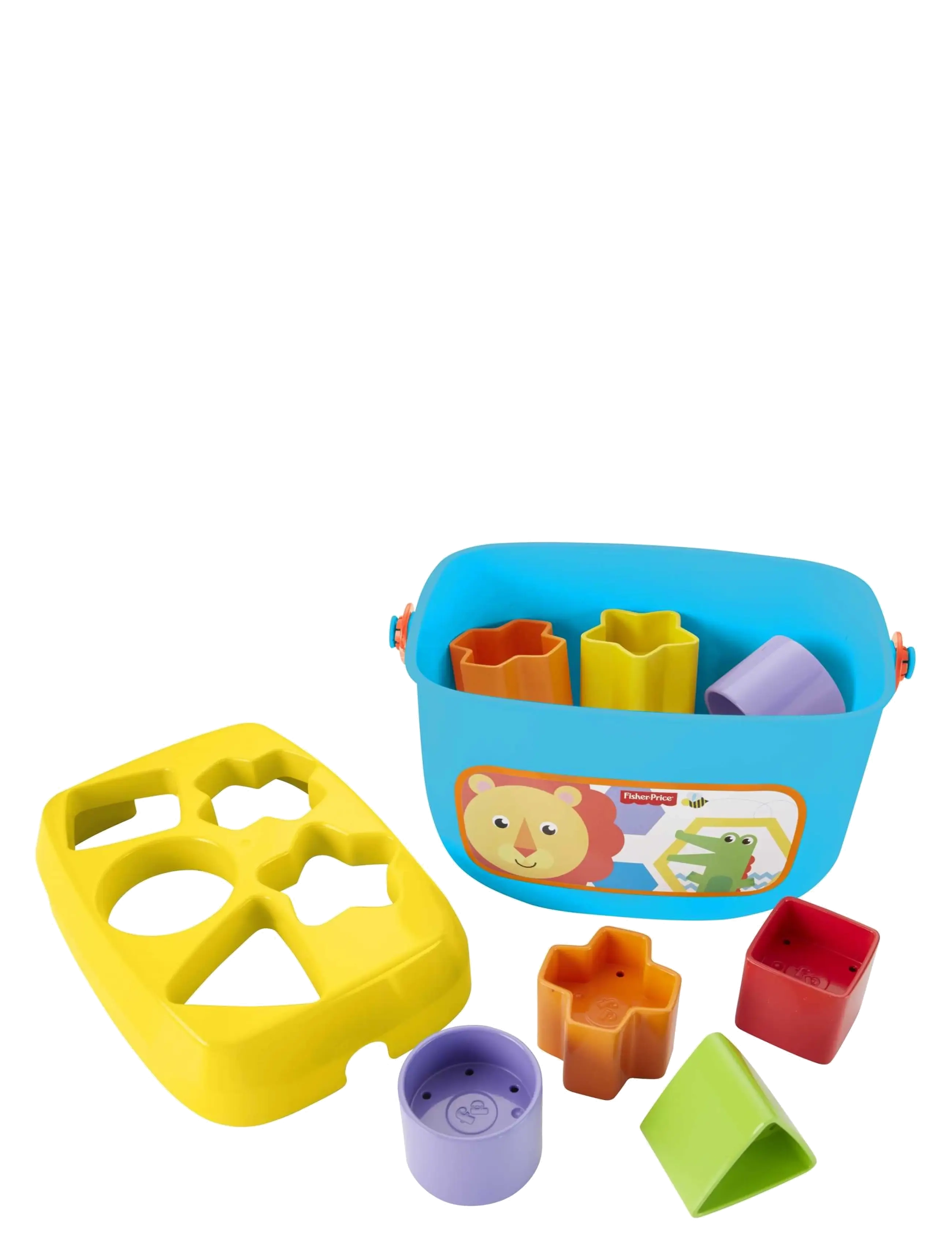 Fisher-Price - Baby’s First Blocks Shape-Sorting Toy, Set of 10, for Infants 6+ Months - putteboks - multi color - 2