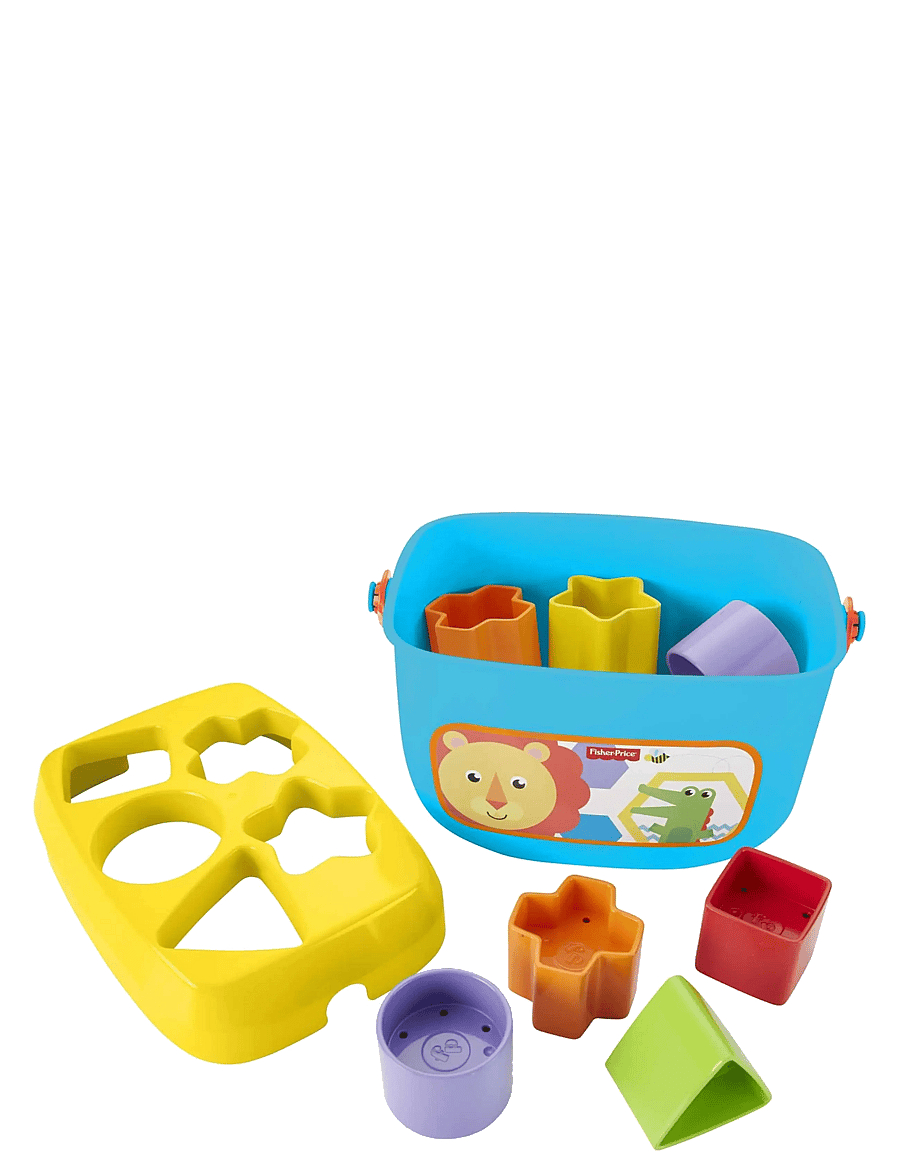 Fisher-Price - Baby’s First Blocks Shape-Sorting Toy, Set of 10, for Infants 6+ Months - flokkunarbox leikfanga - multi color - 2