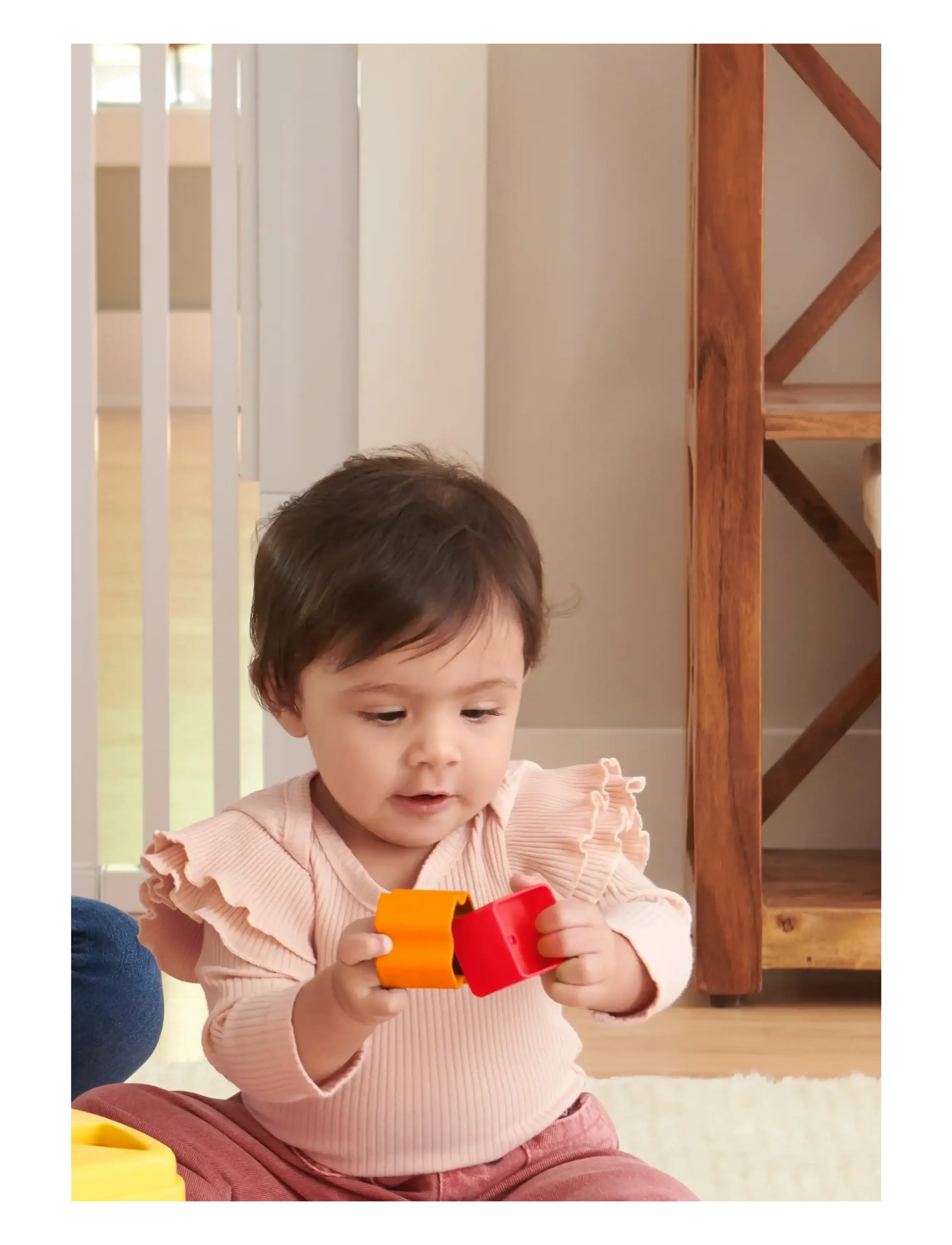 Fisher-Price - Baby’s First Blocks Shape-Sorting Toy, Set of 10, for Infants 6+ Months - putteboks - multi color - 5