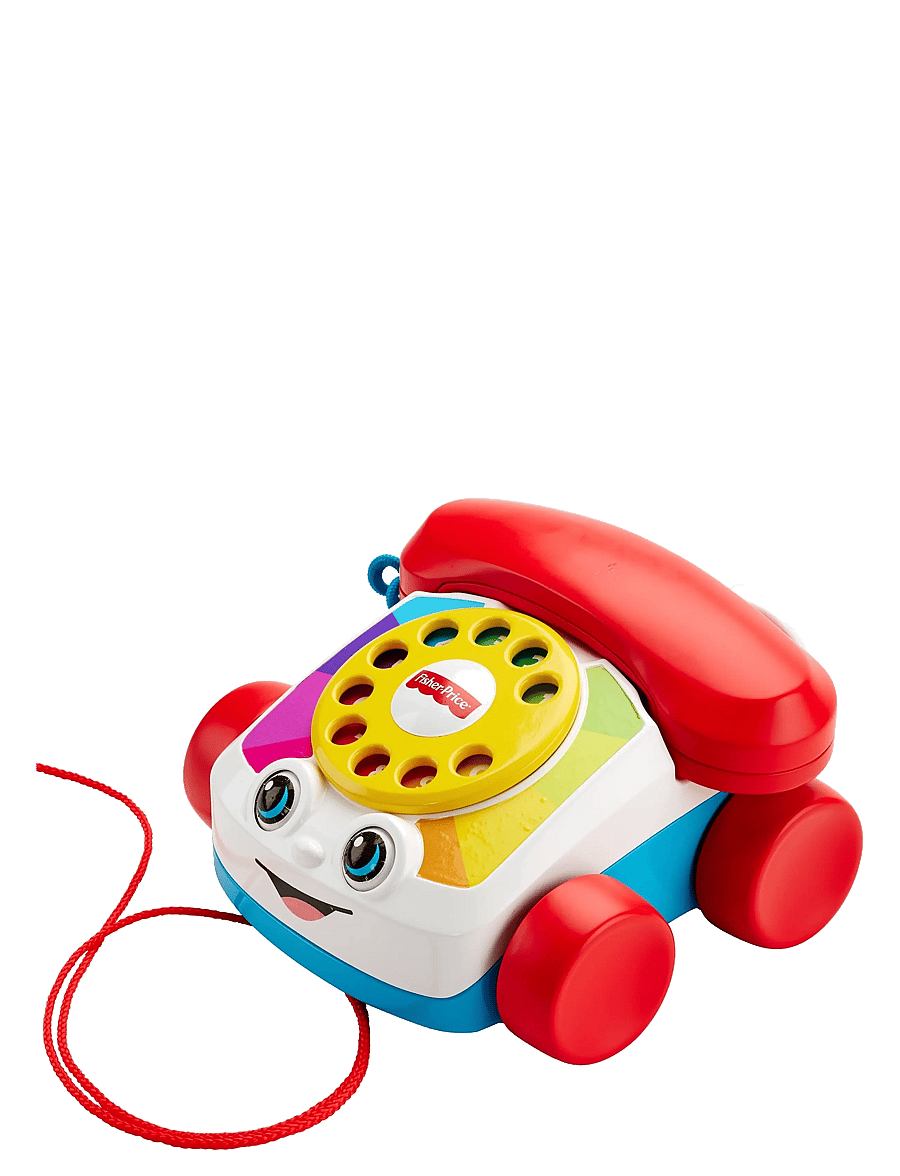 Fisher-Price - Chatter Telephone Baby and Toddler Pull Toy Phone with Rotary Dial - dragleksaker - multi color - 1