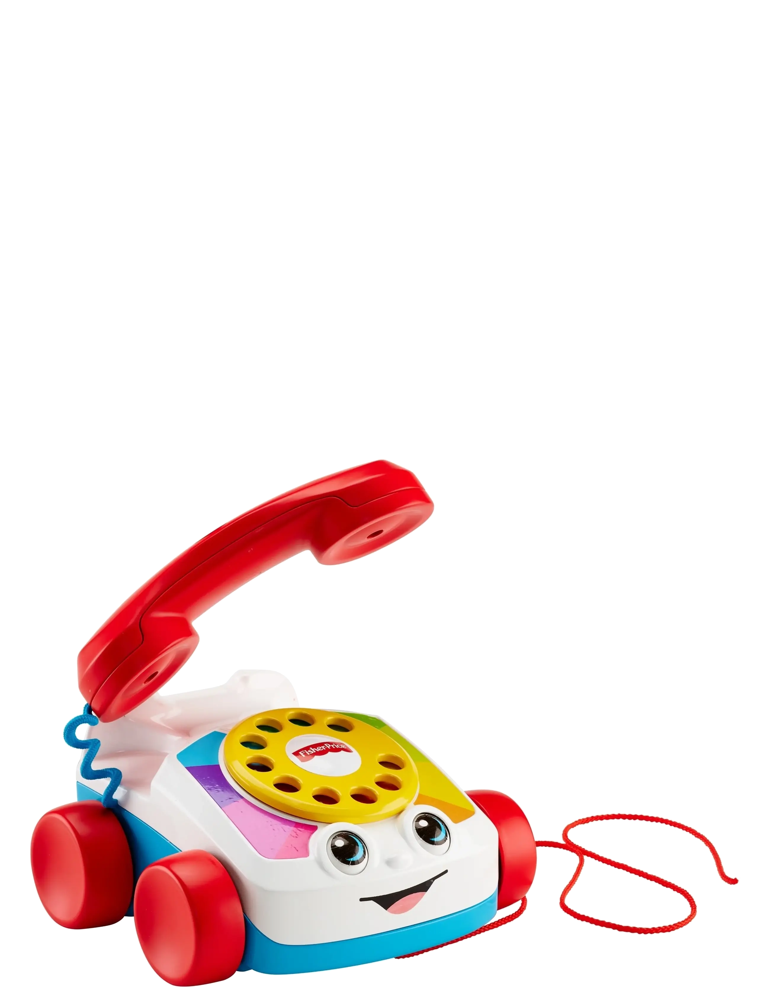 Fisher-Price - Chatter Telephone Baby and Toddler Pull Toy Phone with Rotary Dial - leikföng til að draga - multi color - 3