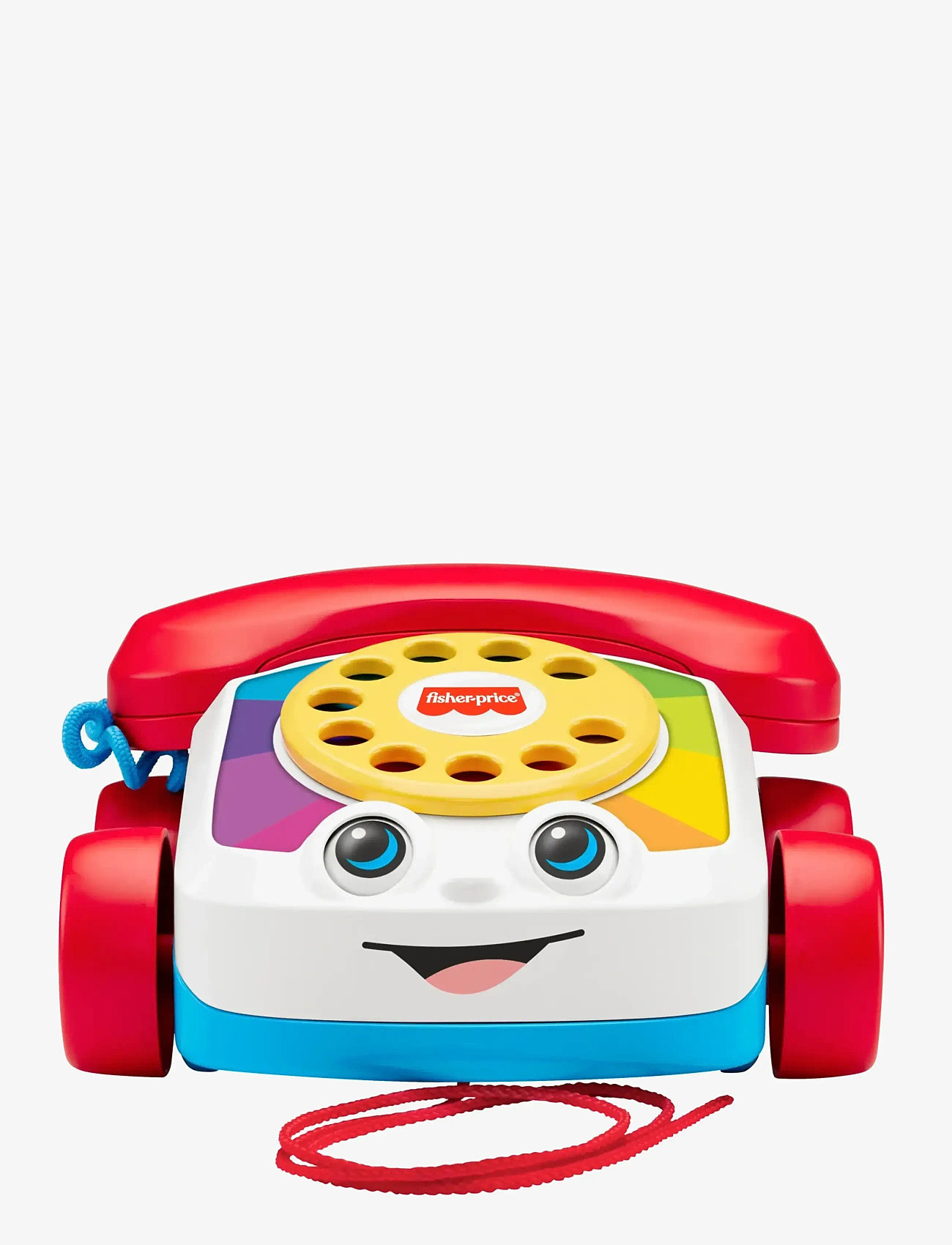 Fisher-Price - Chatter Telephone Baby and Toddler Pull Toy Phone with Rotary Dial - træklegetøj - multi color - 4