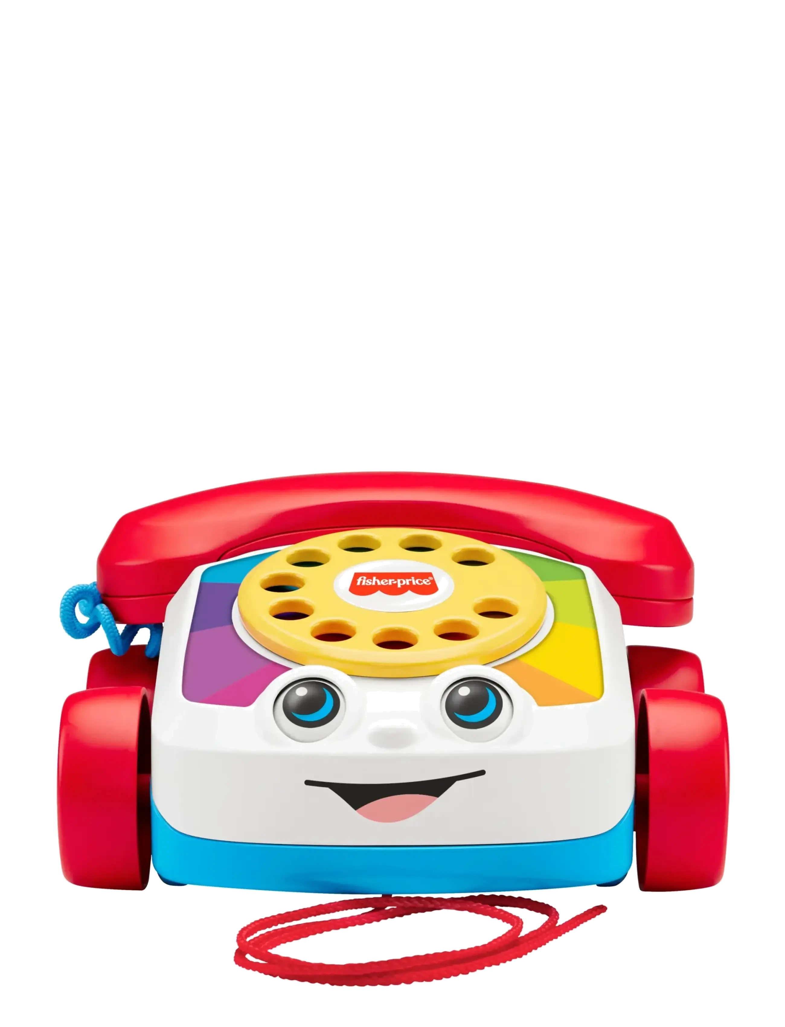 Fisher-Price - Chatter Telephone Baby and Toddler Pull Toy Phone with Rotary Dial - leikföng til að draga - multi color - 4