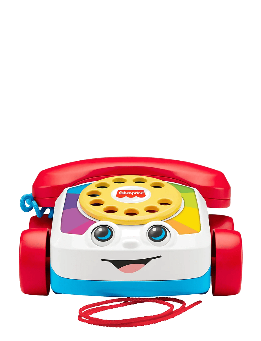 Fisher-Price - Chatter Telephone Baby and Toddler Pull Toy Phone with Rotary Dial - leikföng til að draga - multi color - 4