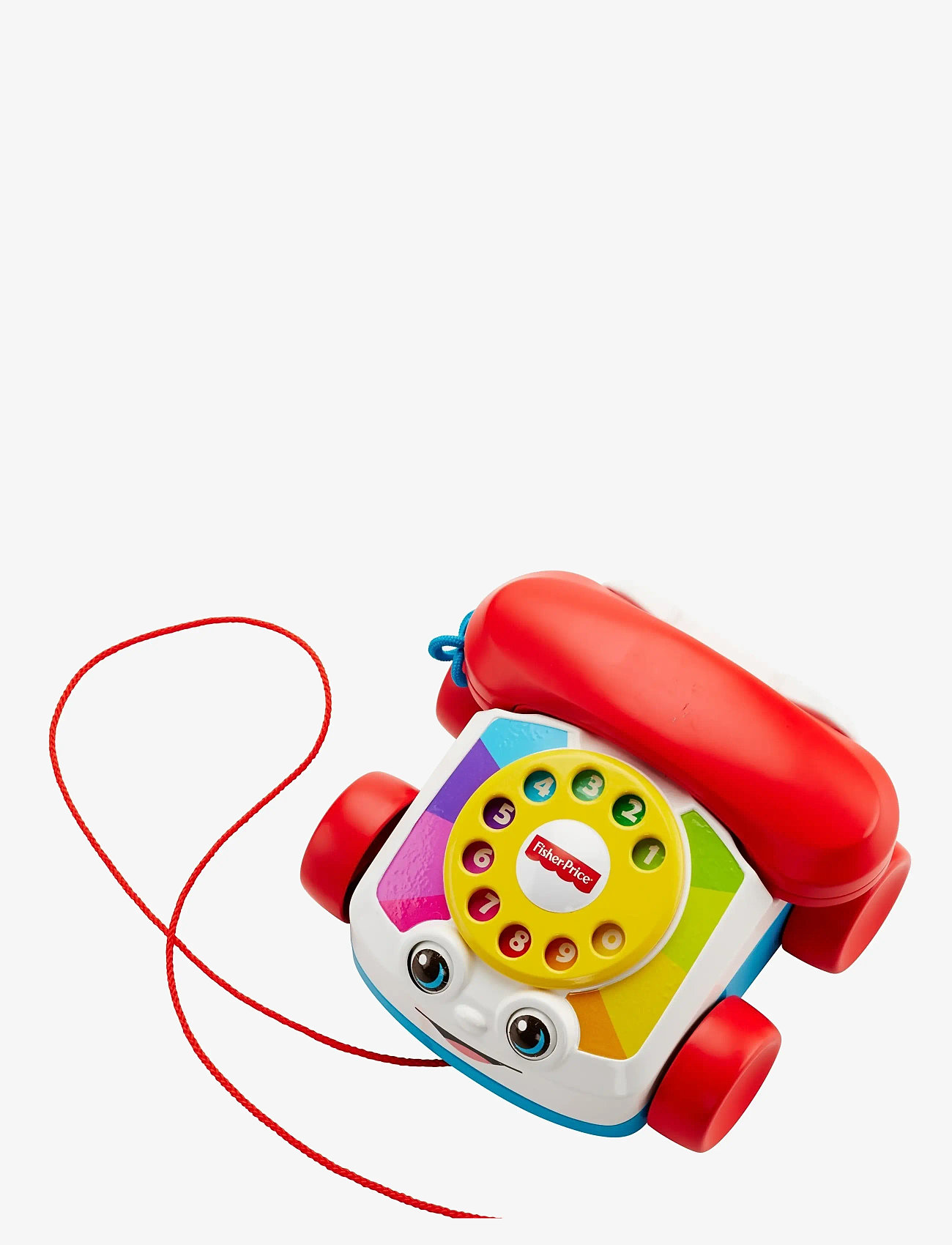 Fisher-Price - Chatter Telephone Baby and Toddler Pull Toy Phone with Rotary Dial - træklegetøj - multi color - 5