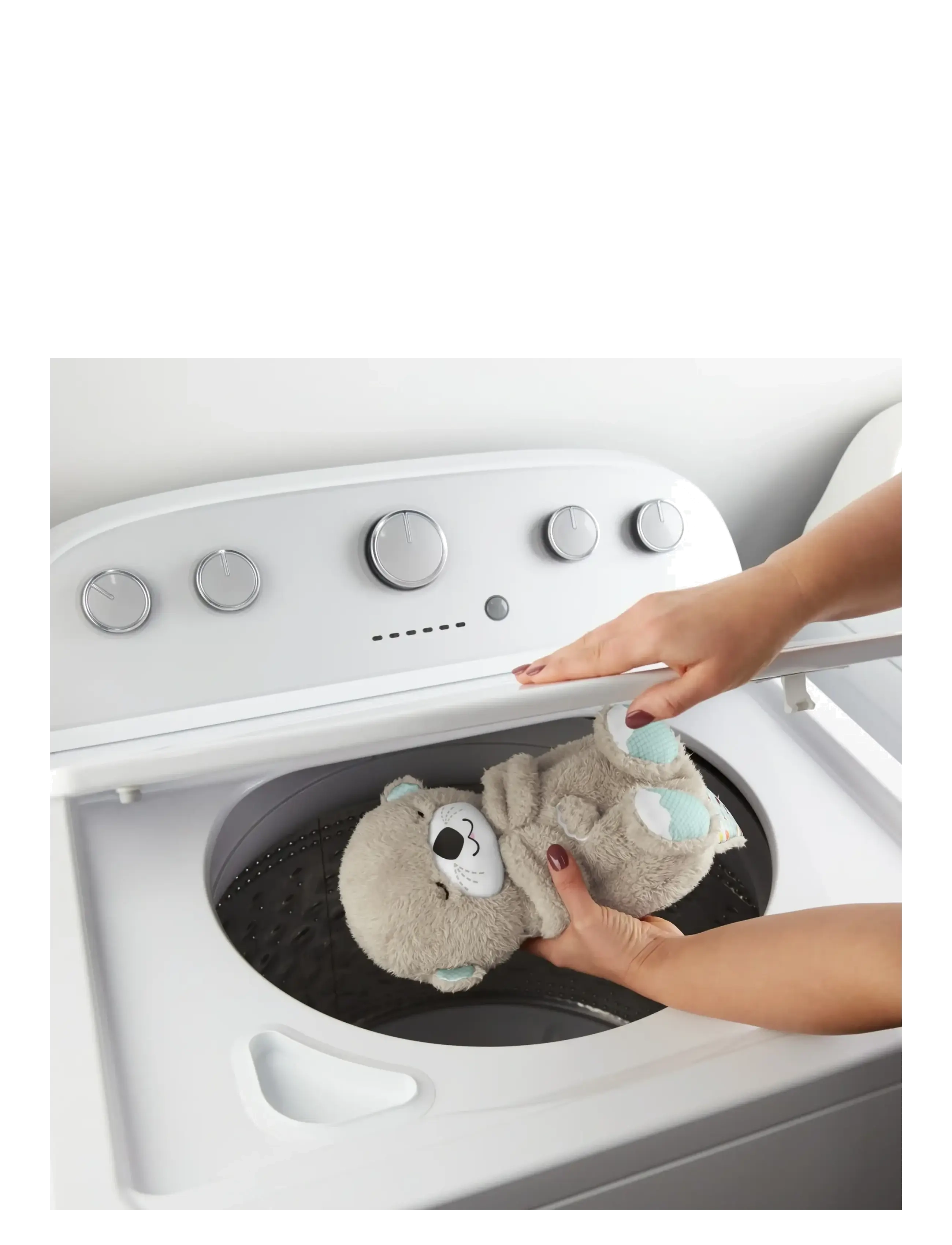 Fisher-Price - Soothe 'n Snuggle Otter, Plush Baby Toy, Sound Machine with Breathing Motion - babylegetøj - multi color - 4