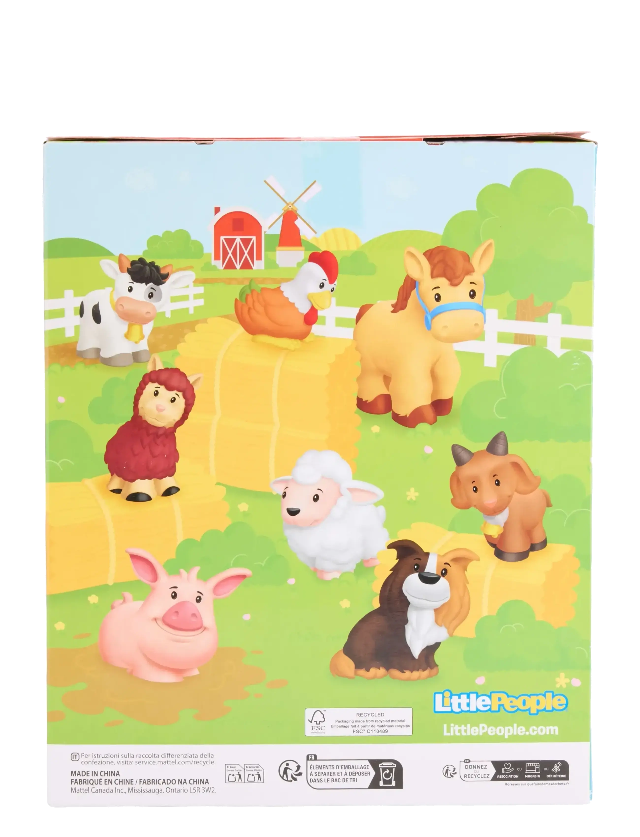 Fisher-Price - Little People Farm Animal Friends 8-Piece Figure Set for Toddlers - tiere - multi color - 4
