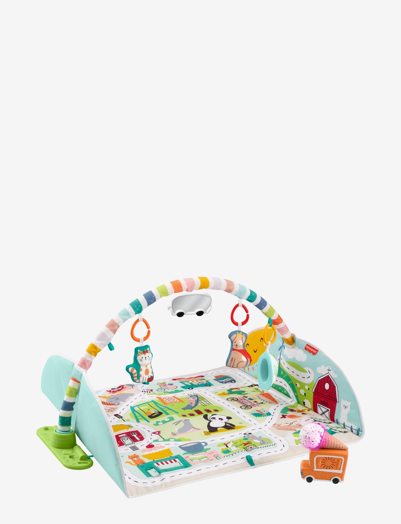 Fisher-Price - Activity City Gym to Jumbo Play Mat - babygym - multi color - 1