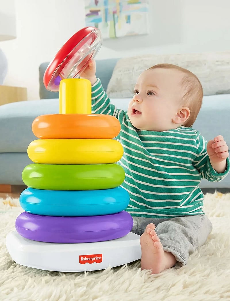 Fisher-Price - Fisher-Price Giant Rock-a-Stack - staflanlegir kubbar - multi color - 4