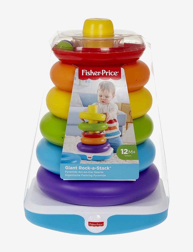 Fisher-Price - Fisher-Price Giant Rock-a-Stack - staflanlegir kubbar - multi color - 3