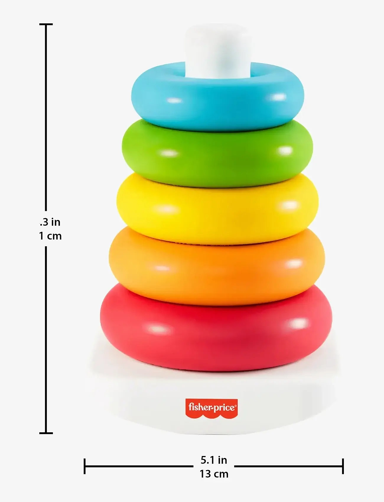 Fisher-Price - Fisher-Price Eco Rock-a-Stack - stapelbara klossar - multi color - 4
