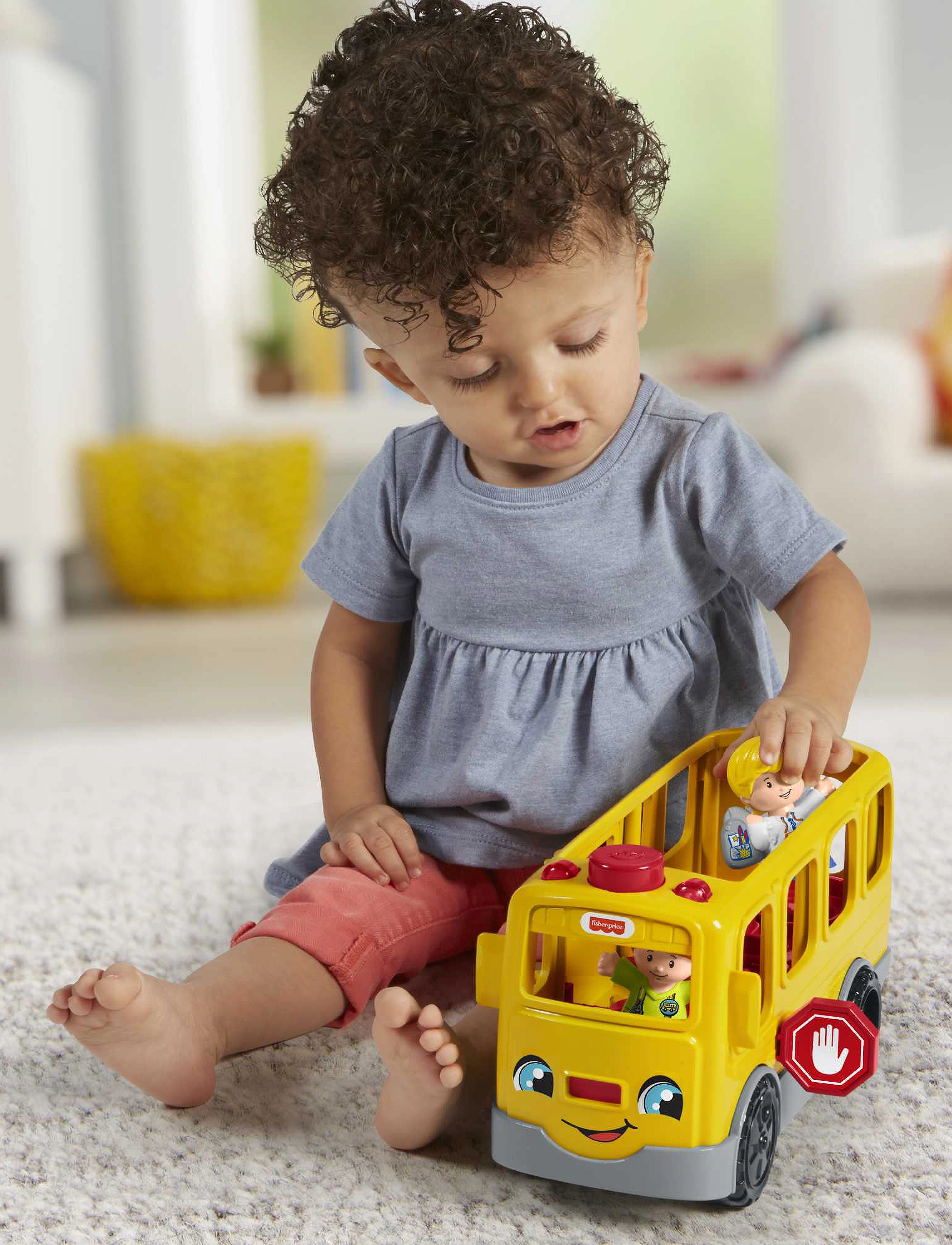 Fisher-Price - Little People Sit with Me-skolebus - multi color - 5