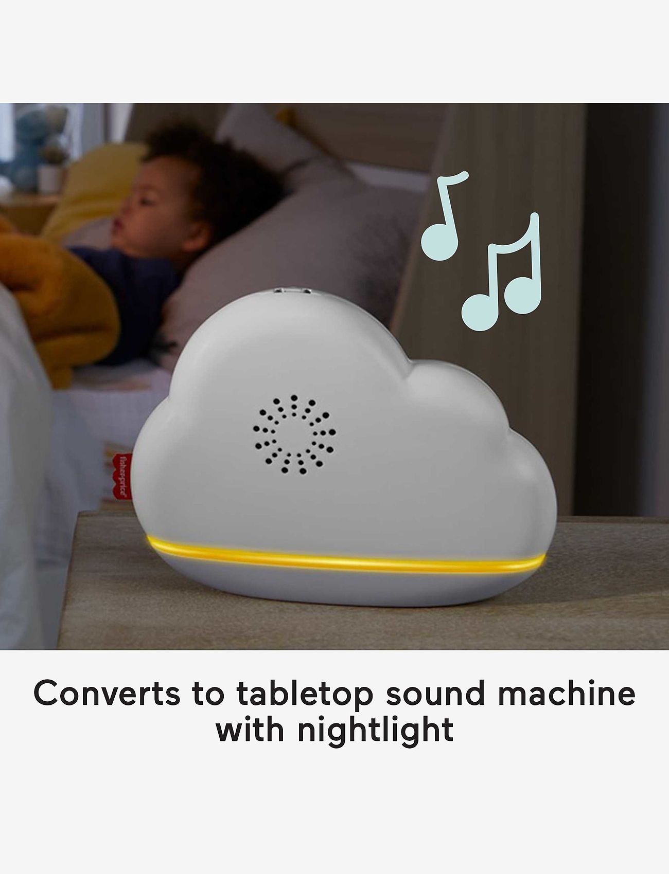 Fisher-Price Rainbow Showers Bassinet To Bedside Mobile (FISHBP40