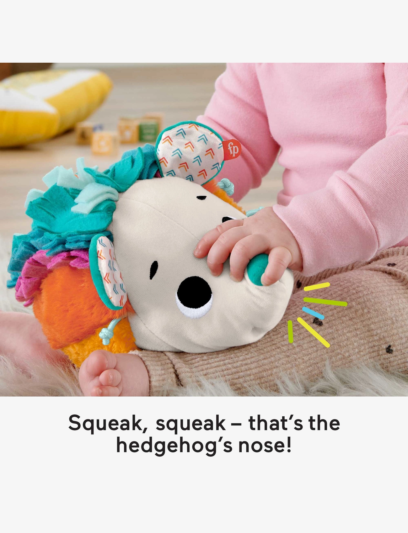 Fisher-Price - Cuddle n' Snuggle Hedgehog - multi color - 4