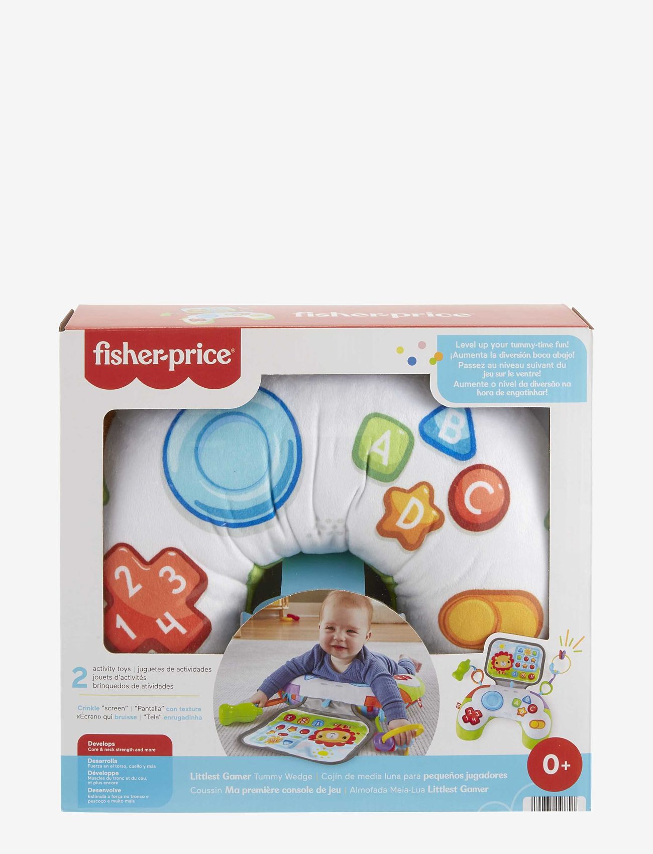 Fisher-Price - Littlest Gamer Tummy Wedge - julegaver under 300kr - multi color - 2